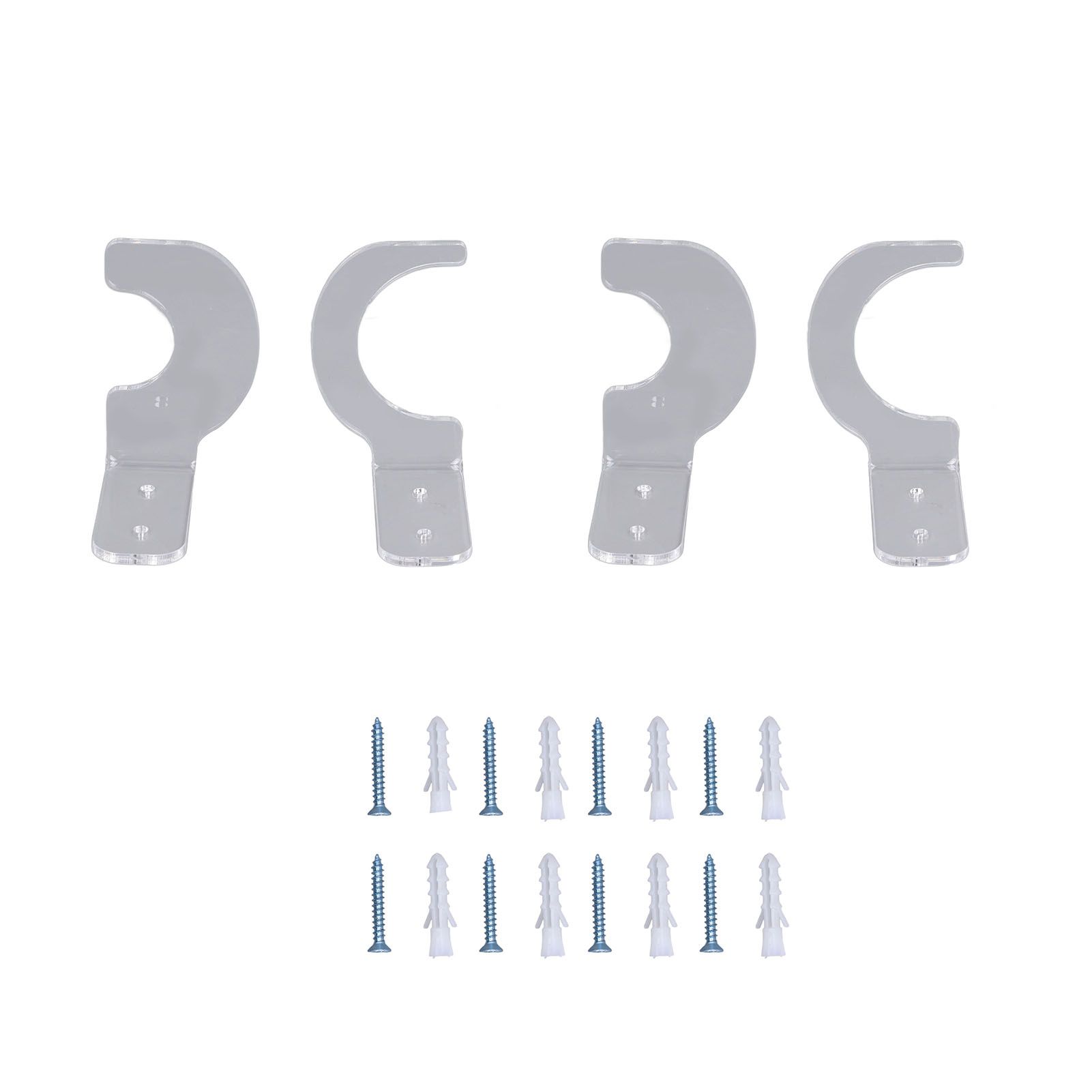 2Pack Wall Mount Sword Display Hanger Hanging Acrylic Holder Rack Organizer view 3