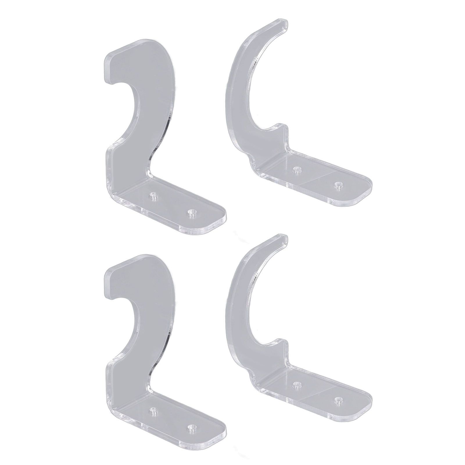 2Pack Wall Mount Sword Display Hanger Hanging Acrylic Holder Rack Organizer view 4