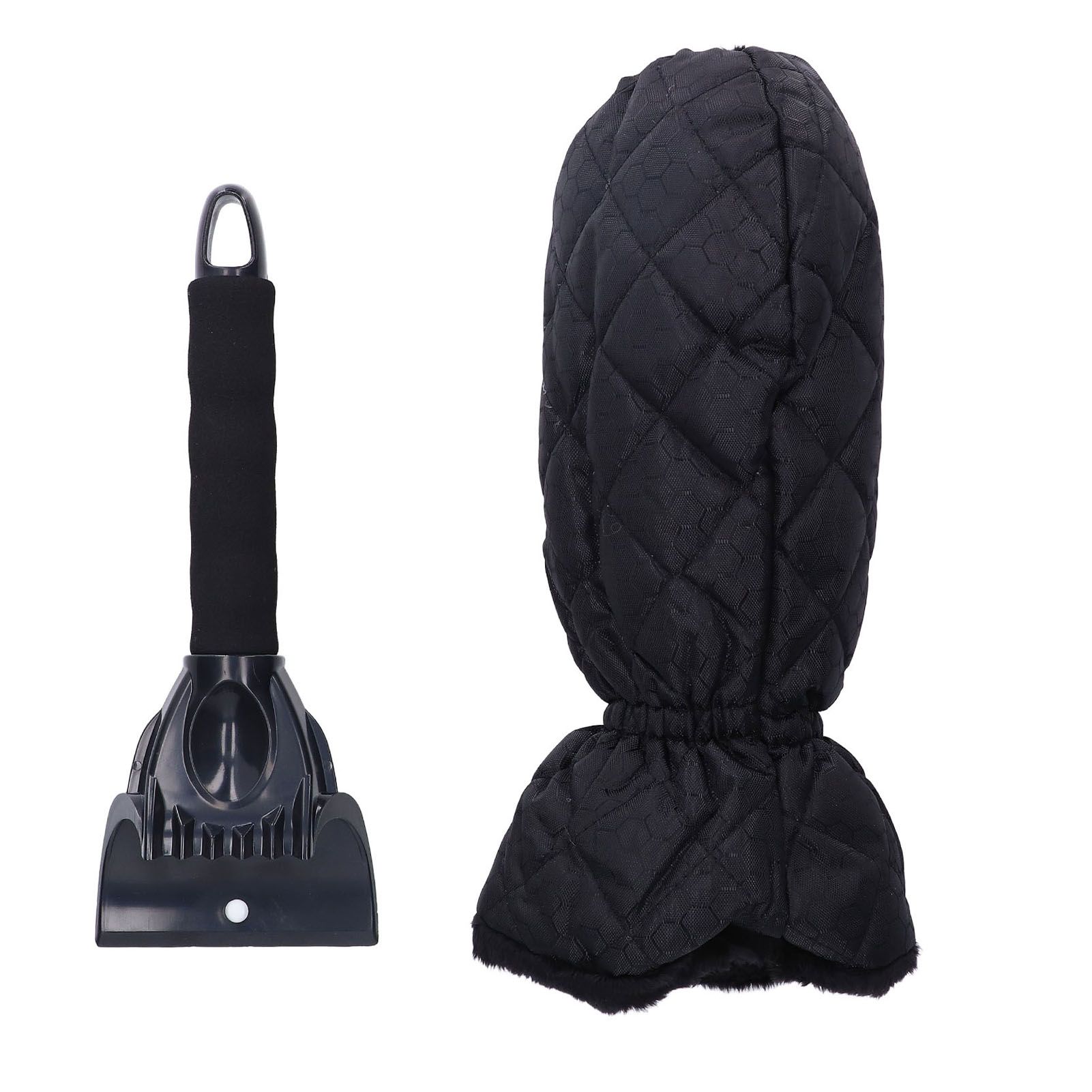 Waterproof Ice Scraper Mitt 2 in 1 Design Elastic Band Design Easy to Hold
