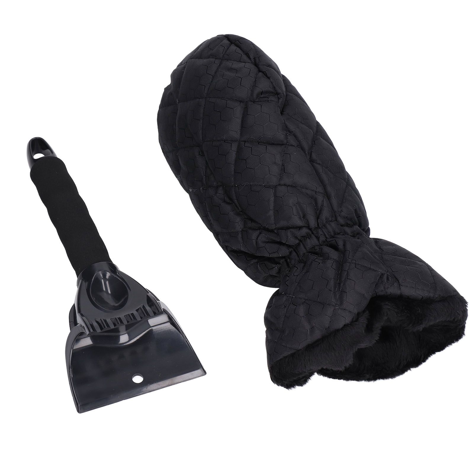 Waterproof Ice Scraper Mitt 2 in 1 Design Elastic Band Design Easy to Hold view 8