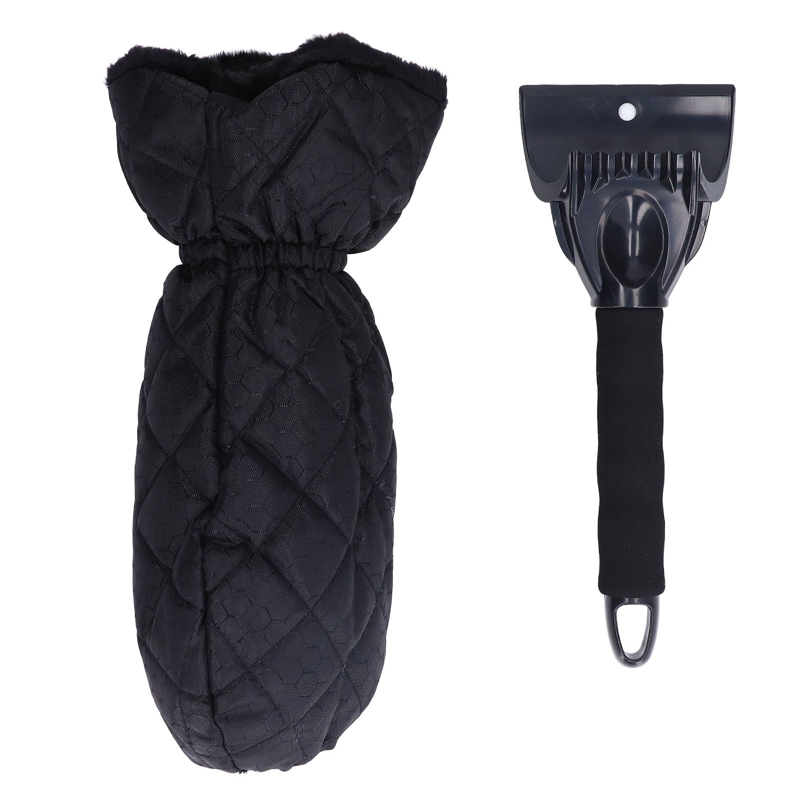 Waterproof Ice Scraper Mitt 2 in 1 Design Elastic Band Design Easy to Hold view 10