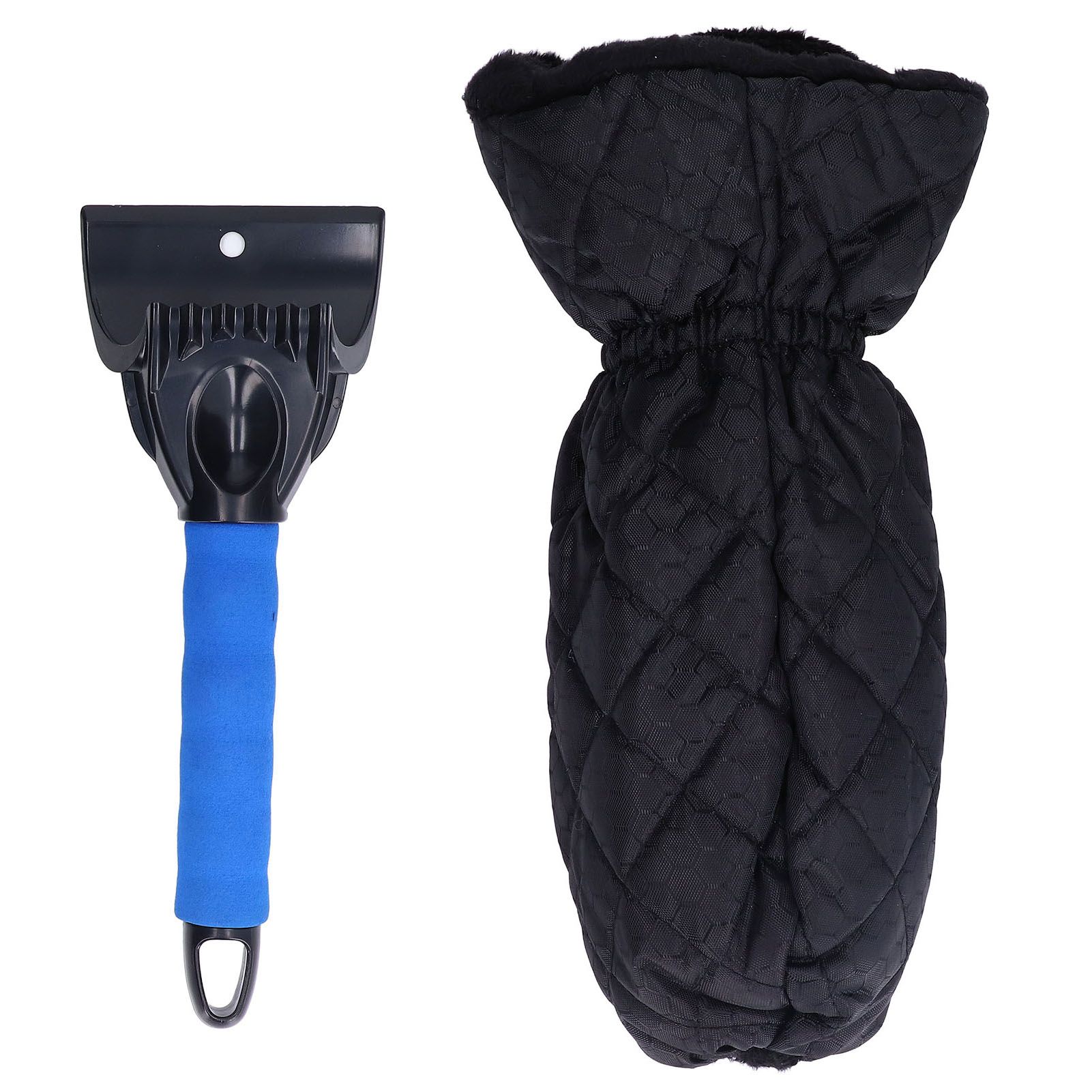 Waterproof Ice Scraper Mitt 2 in 1 Design Elastic Band Design Easy to Hold