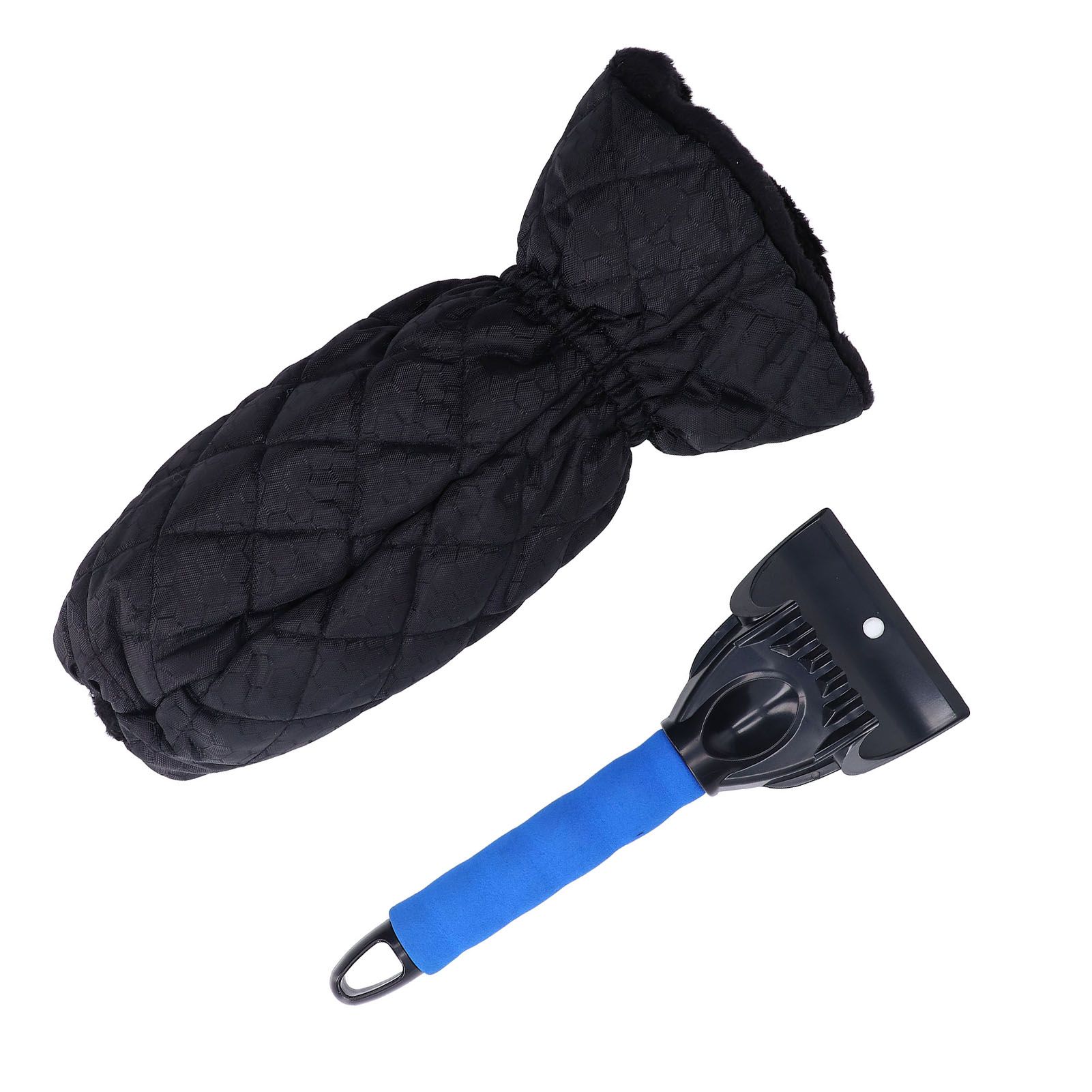 Waterproof Ice Scraper Mitt 2 in 1 Design Elastic Band Design Easy to Hold view 3