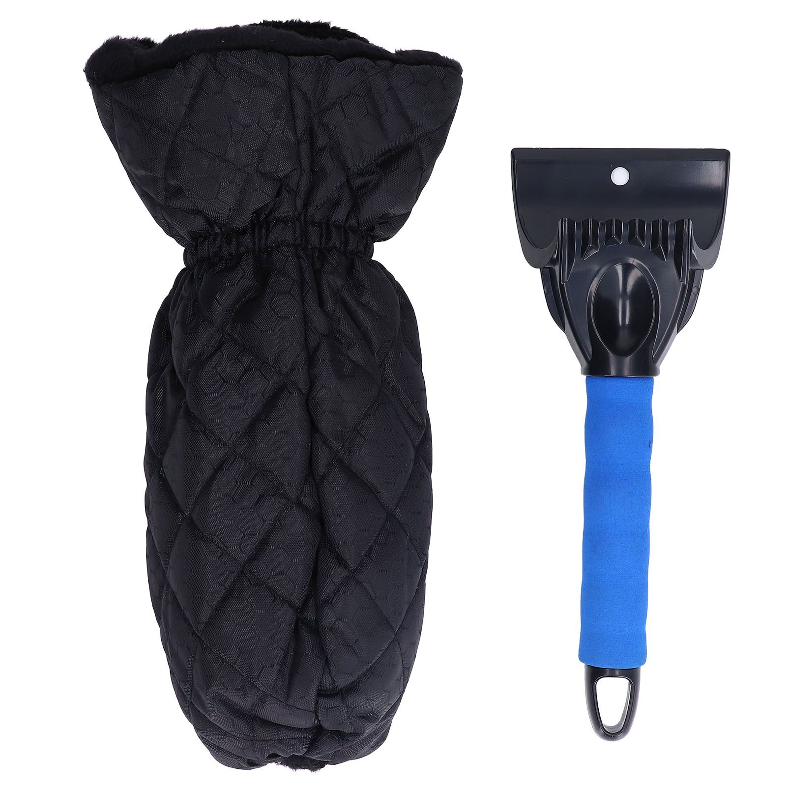 Waterproof Ice Scraper Mitt 2 in 1 Design Elastic Band Design Easy to Hold view 10