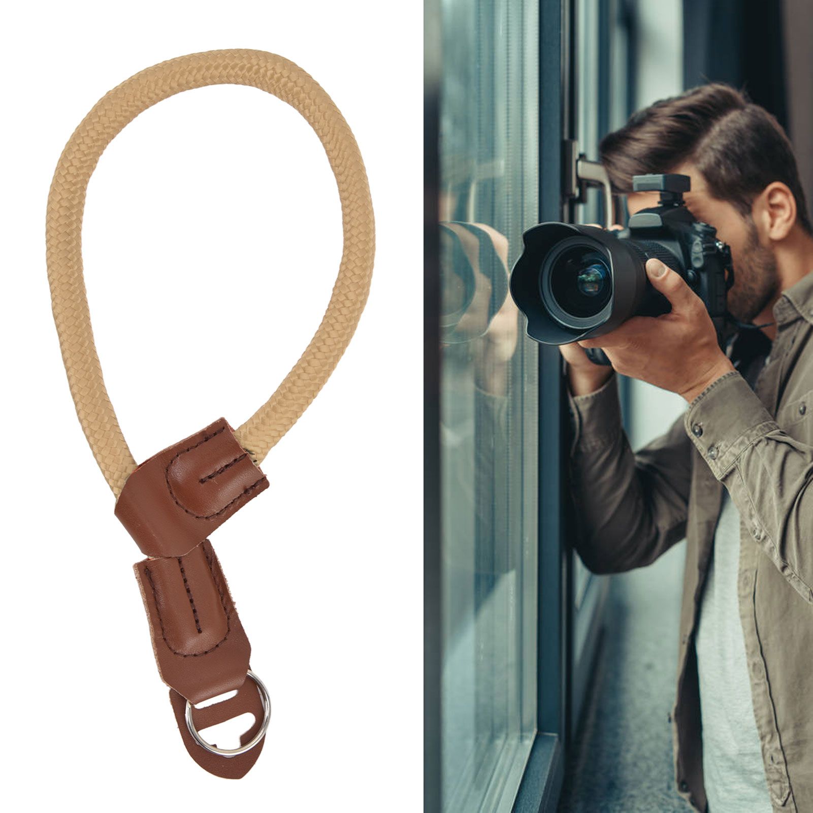 Adjustable Camera Hand Wrist Strap for Nikon Digital SLR Camera Quick Release view 11