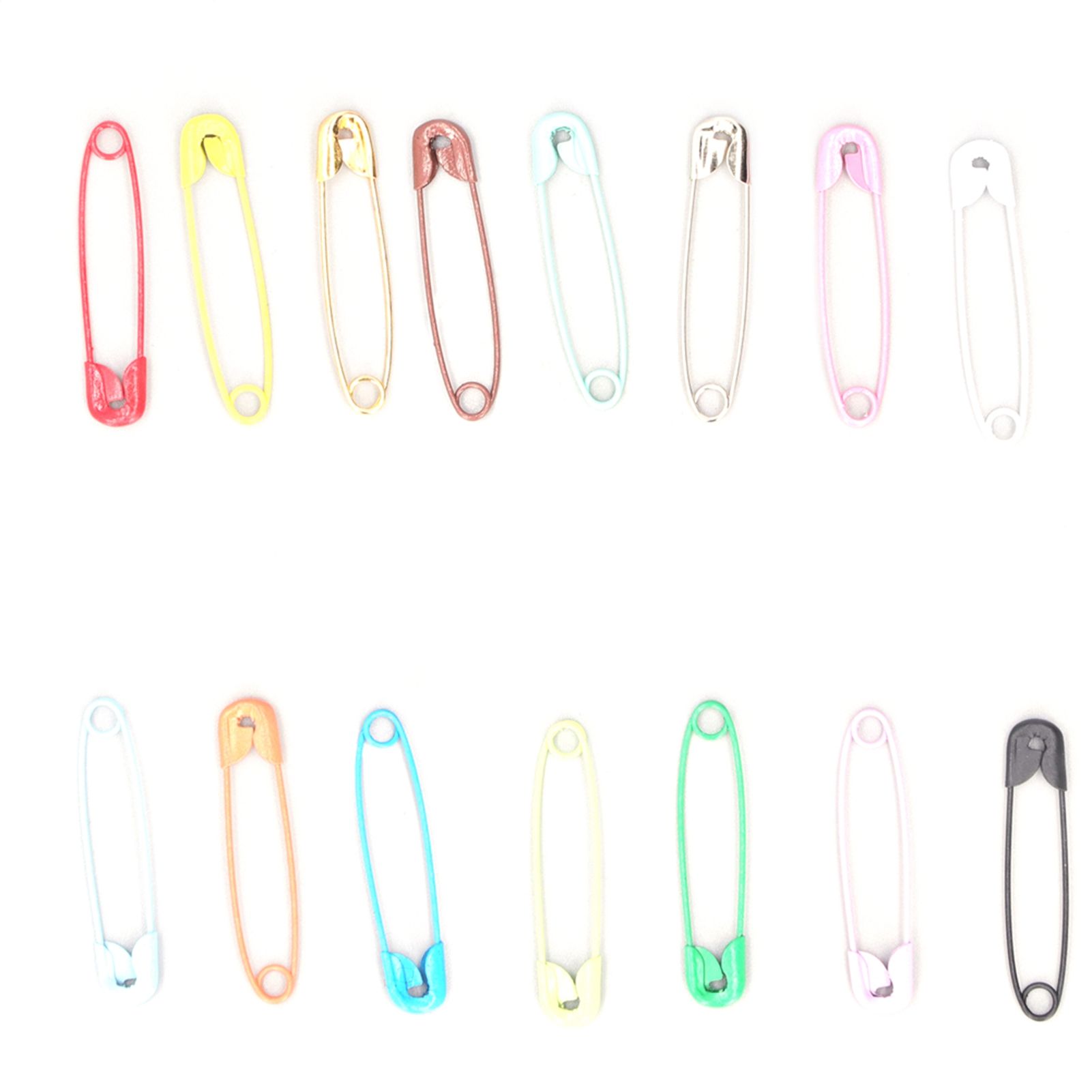 Safety Pins DIY Making Reliable Locking Design Glossy Bright Small Compact view 5