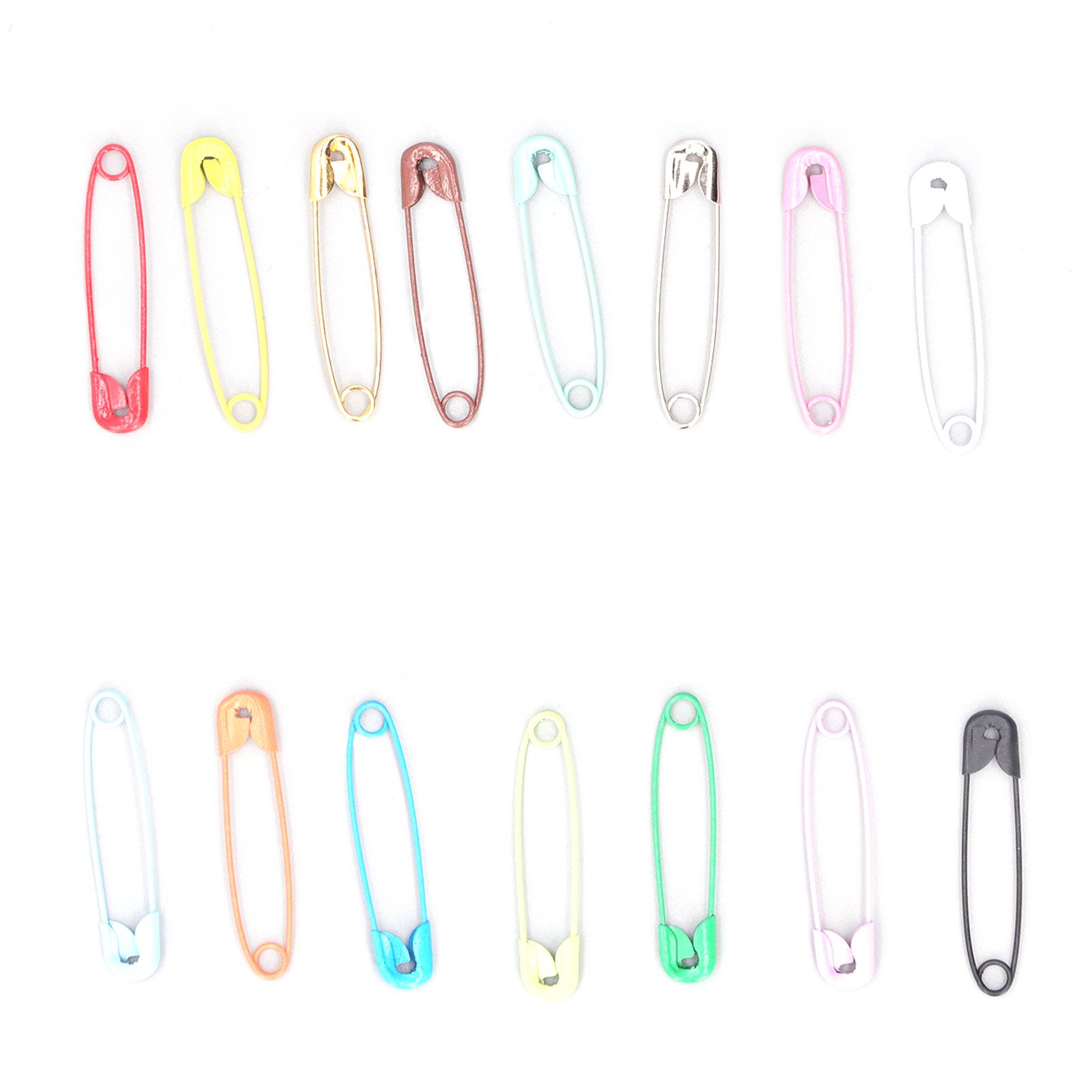 Safety Pins DIY Making Reliable Locking Design Glossy Bright Small Compact view 7