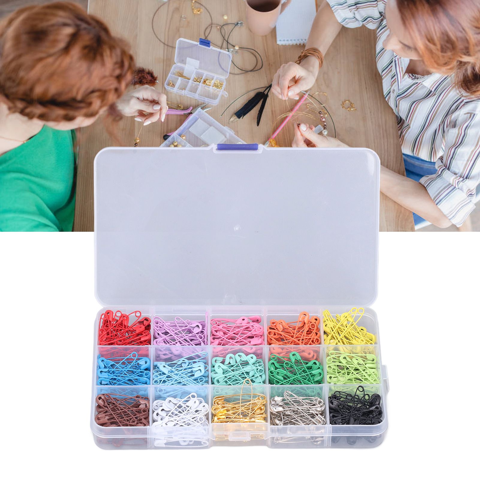 Safety Pins DIY Making Reliable Locking Design Glossy Bright Small Compact view 12