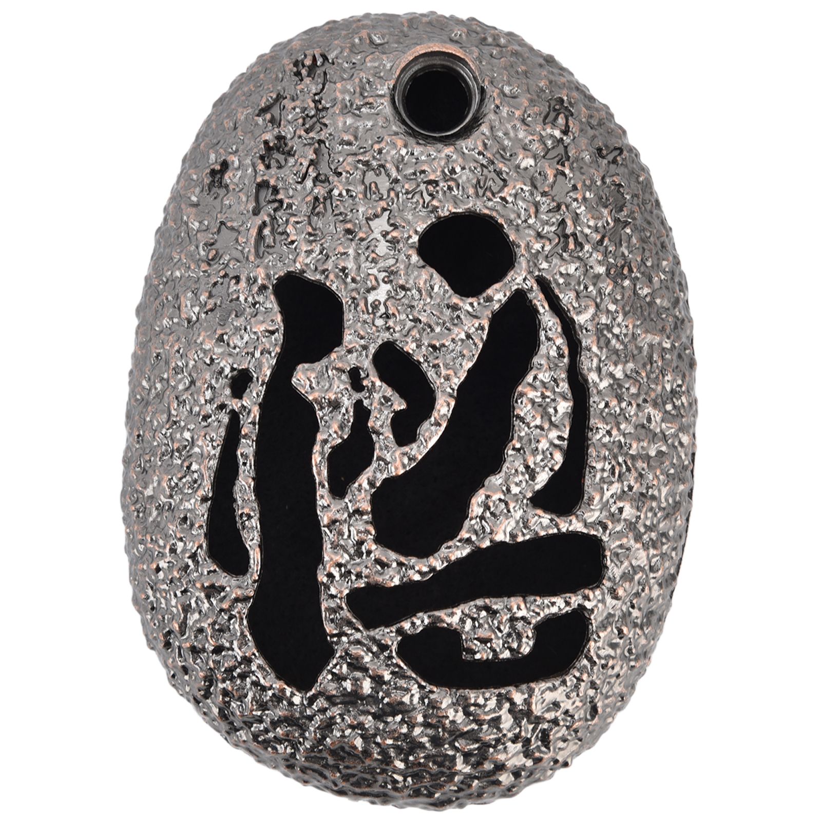 Alloy Backflow Incense Burner Oval Exquisite Vintage Incense Burner for Home view 2