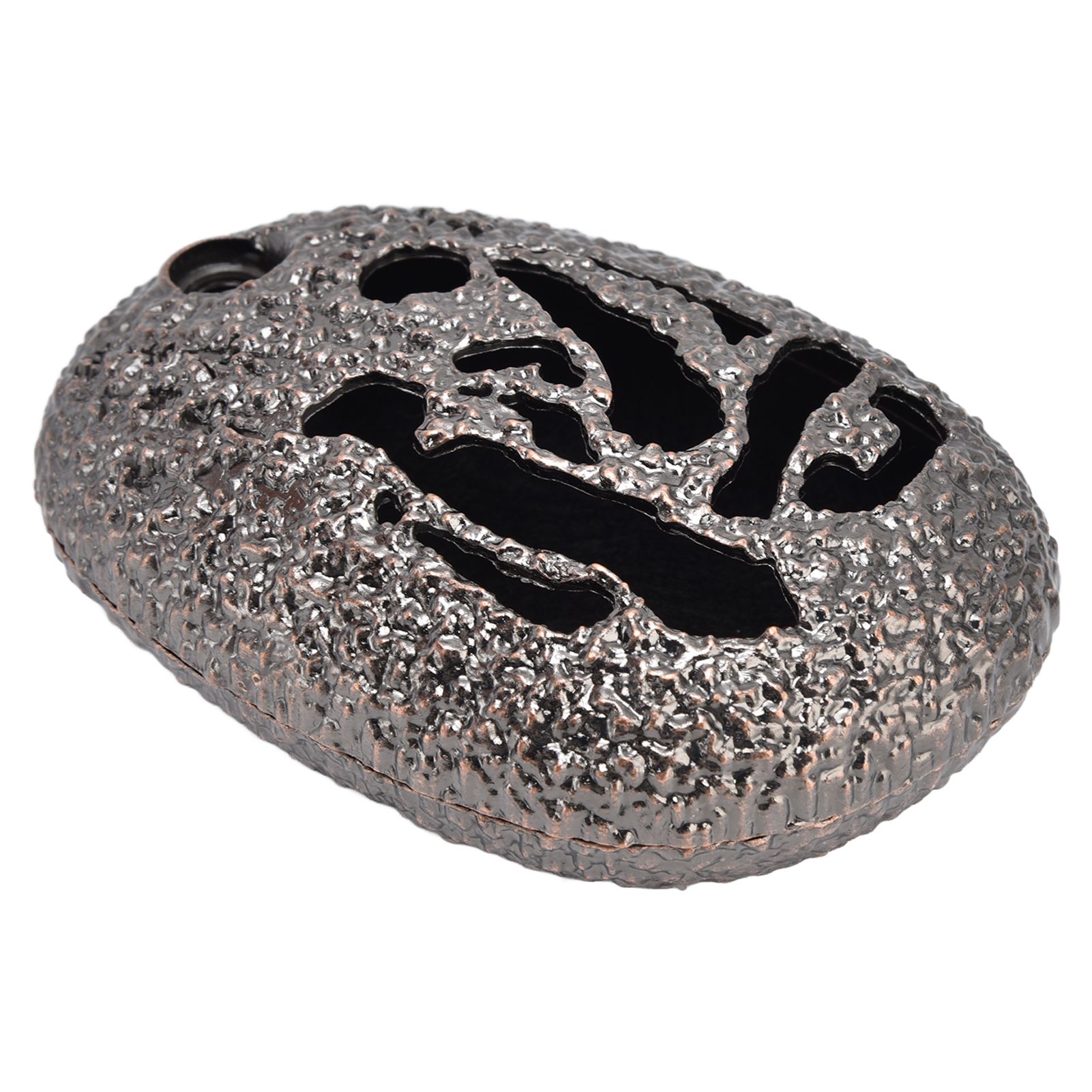 Alloy Backflow Incense Burner Oval Exquisite Vintage Incense Burner for Home view 7