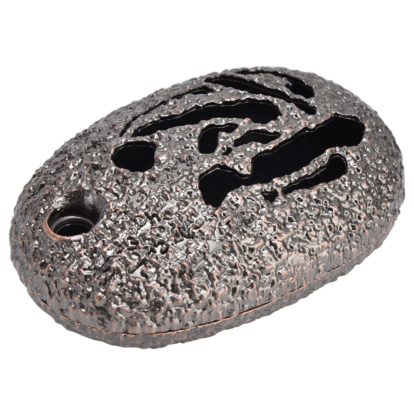 Alloy Backflow Incense Burner Oval Exquisite Vintage Incense Burner for Home view 9
