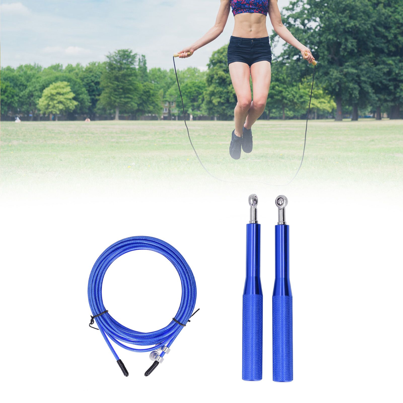 Skipping Rope Strong Durable Adjustable Flexible Reliable Professional view 11