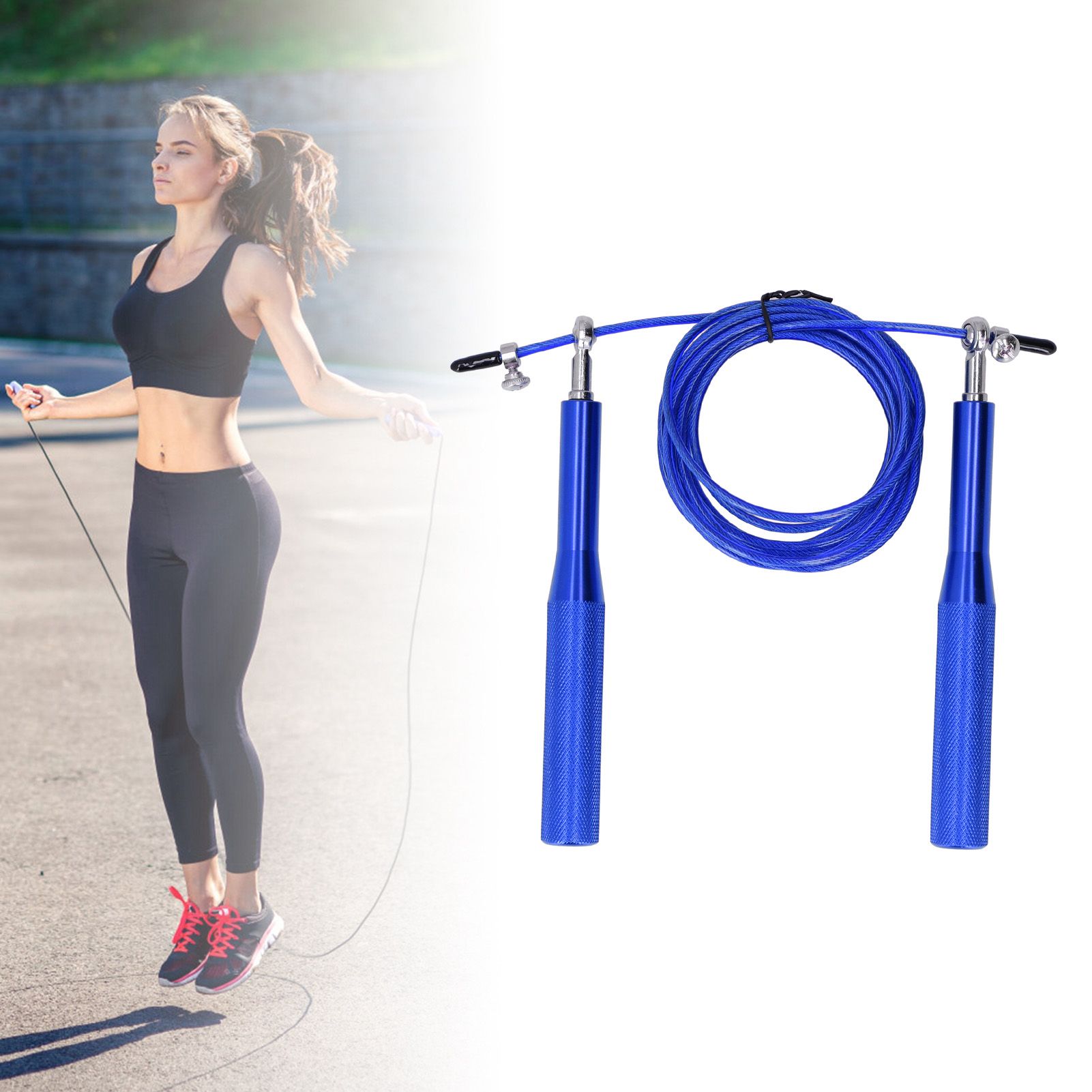 Skipping Rope Strong Durable Adjustable Flexible Reliable Professional view 12