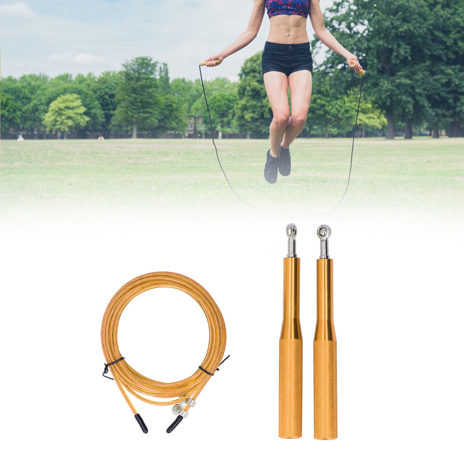 Skipping Rope Strong Durable Adjustable Flexible Reliable Professional view 11