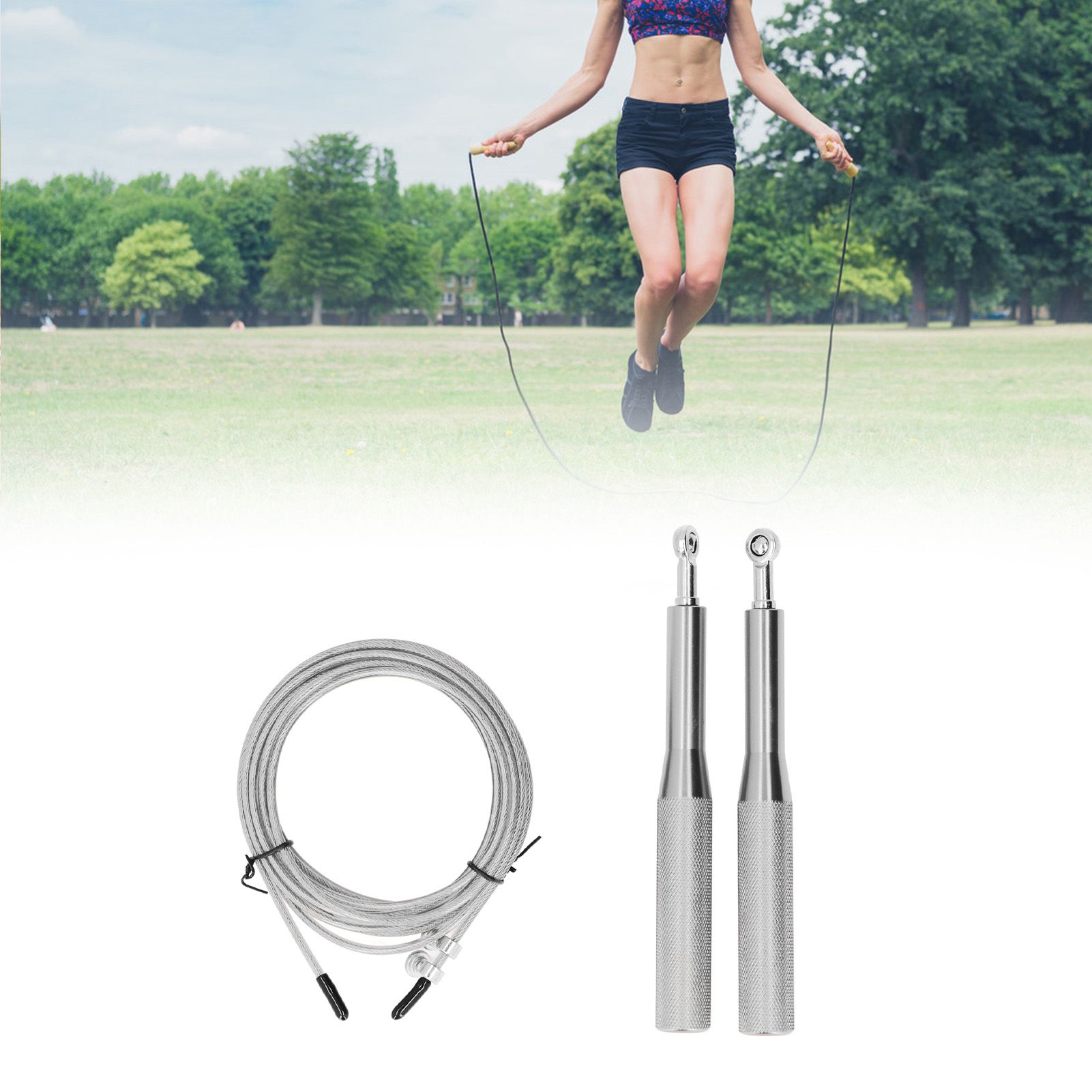 Skipping Rope Strong Durable Adjustable Flexible Reliable Professional view 11