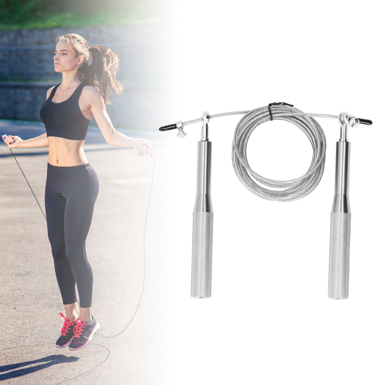Skipping Rope Strong Durable Adjustable Flexible Reliable Professional view 12