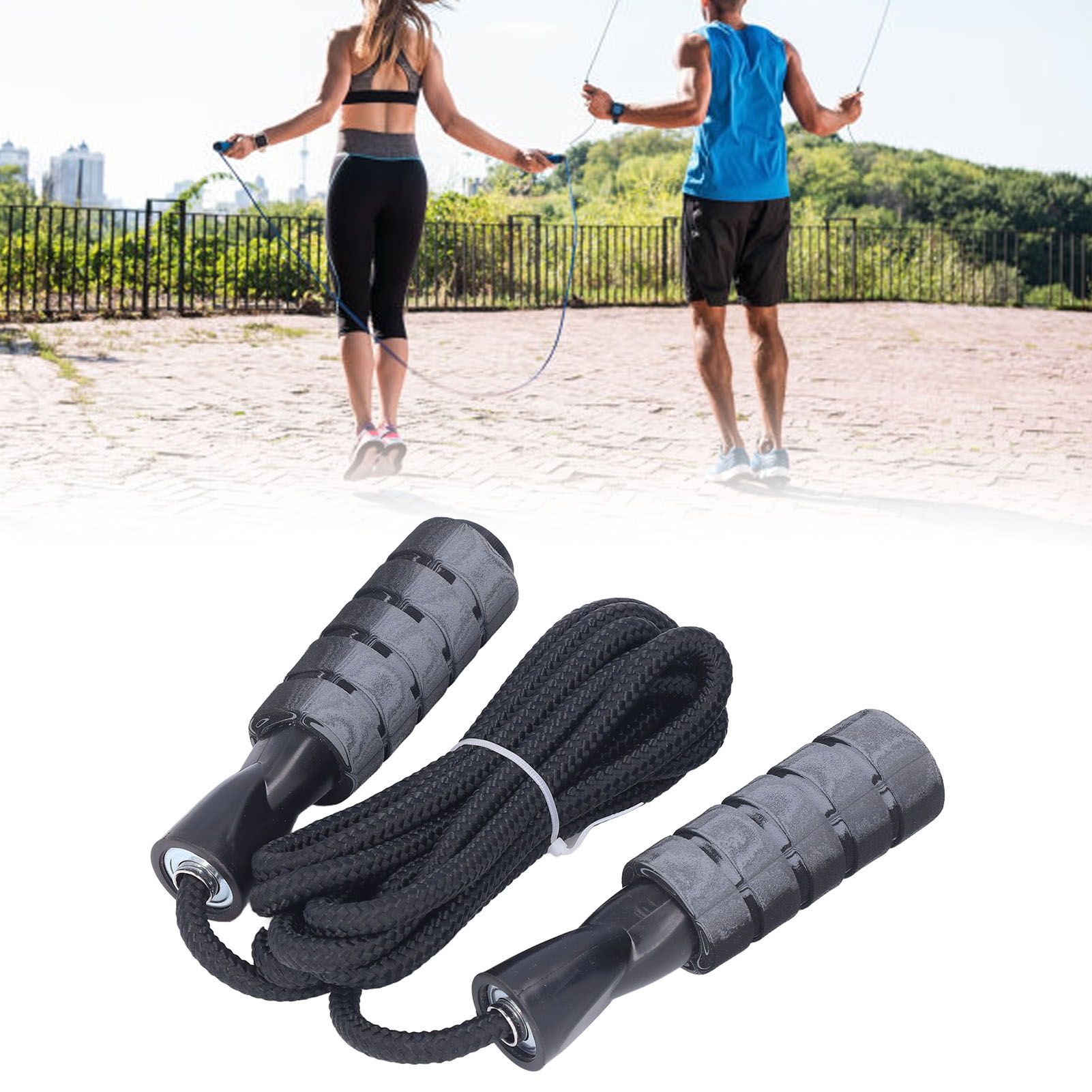 Jump Rope Tangle Free Ball Bearing Speed Rope for Physical Training Shaping view 11