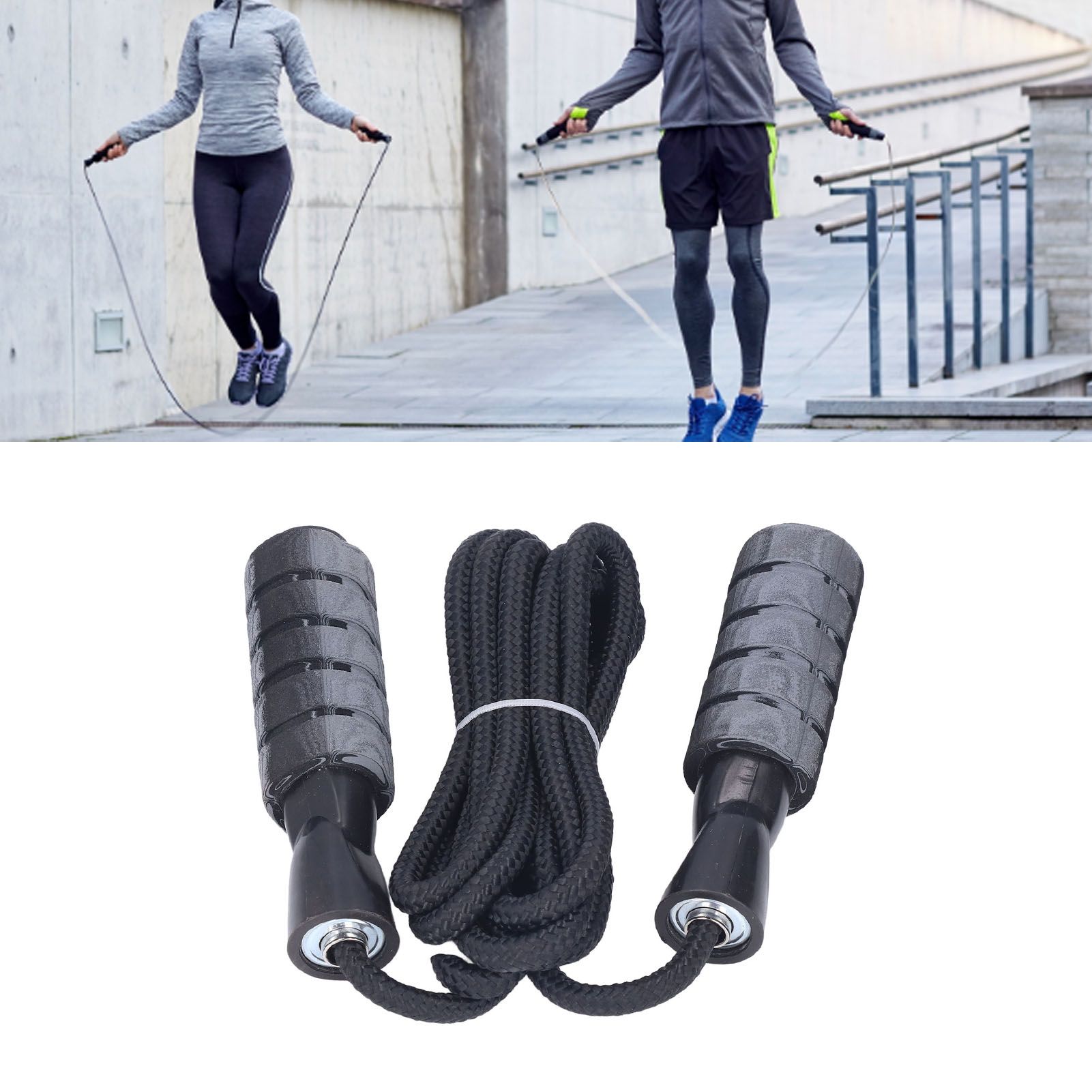 Jump Rope Tangle Free Ball Bearing Speed Rope for Physical Training Shaping view 12
