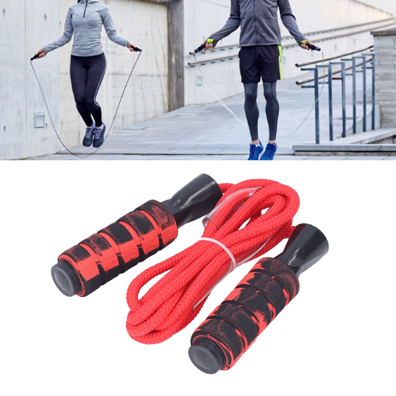 Jump Rope Tangle Free Ball Bearing Speed Rope for Physical Training Shaping view 11