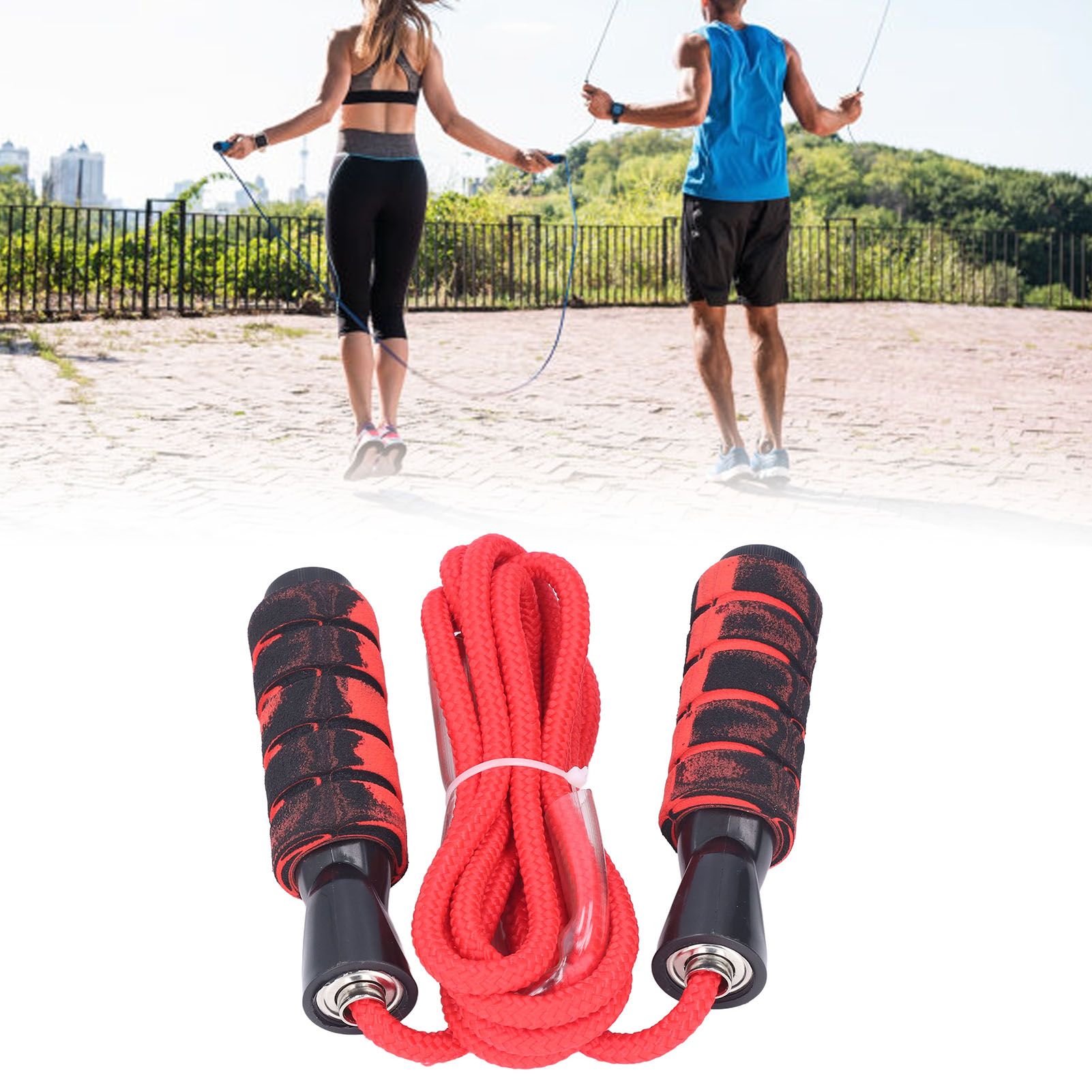 Jump Rope Tangle Free Ball Bearing Speed Rope for Physical Training Shaping view 12