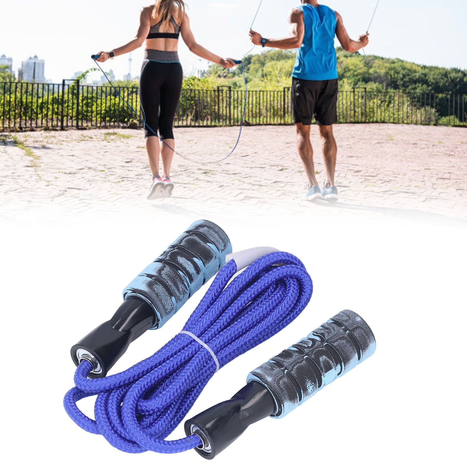 Jump Rope Tangle Free Ball Bearing Speed Rope for Physical Training Shaping view 12