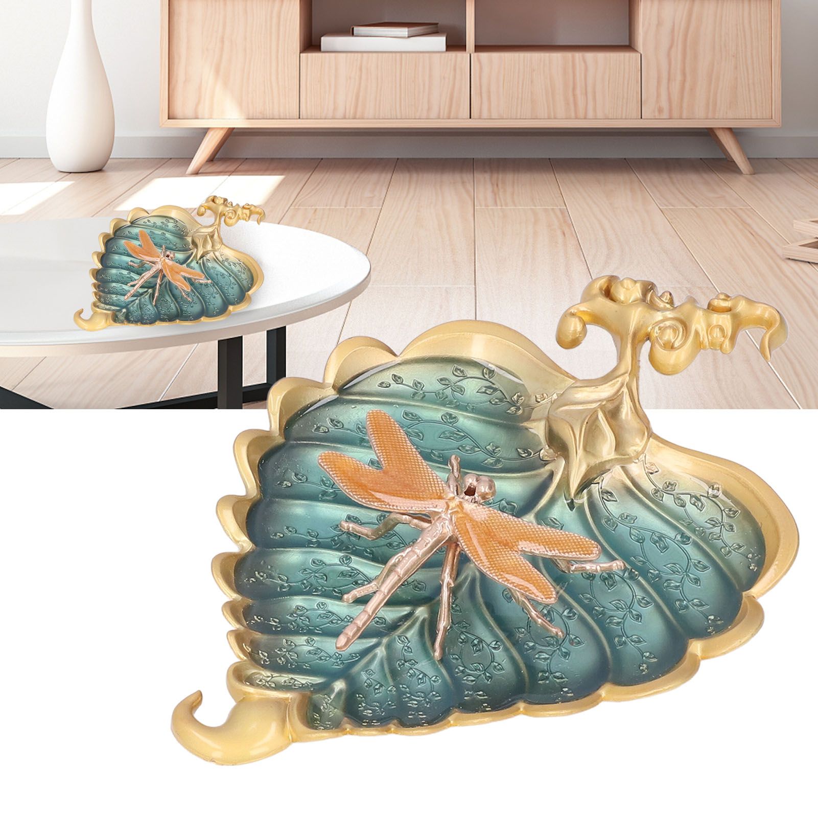 Incense Stick Holder Bodhi Leaf Incense Decorated Plate for Living Room Home view 11