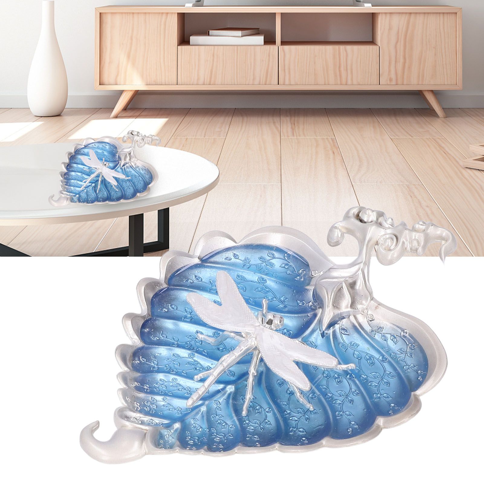 Incense Stick Holder Bodhi Leaf Incense Decorated Plate for Living Room Home view 12