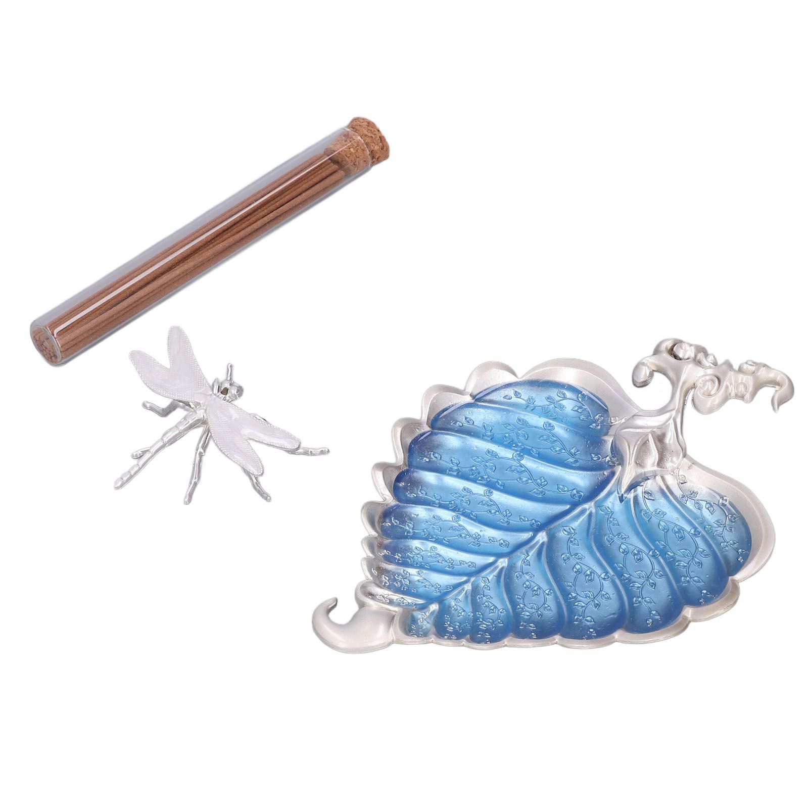 Incense Stick Holder Bodhi Leaf Incense Decorated Plate for Living Room Home view 15