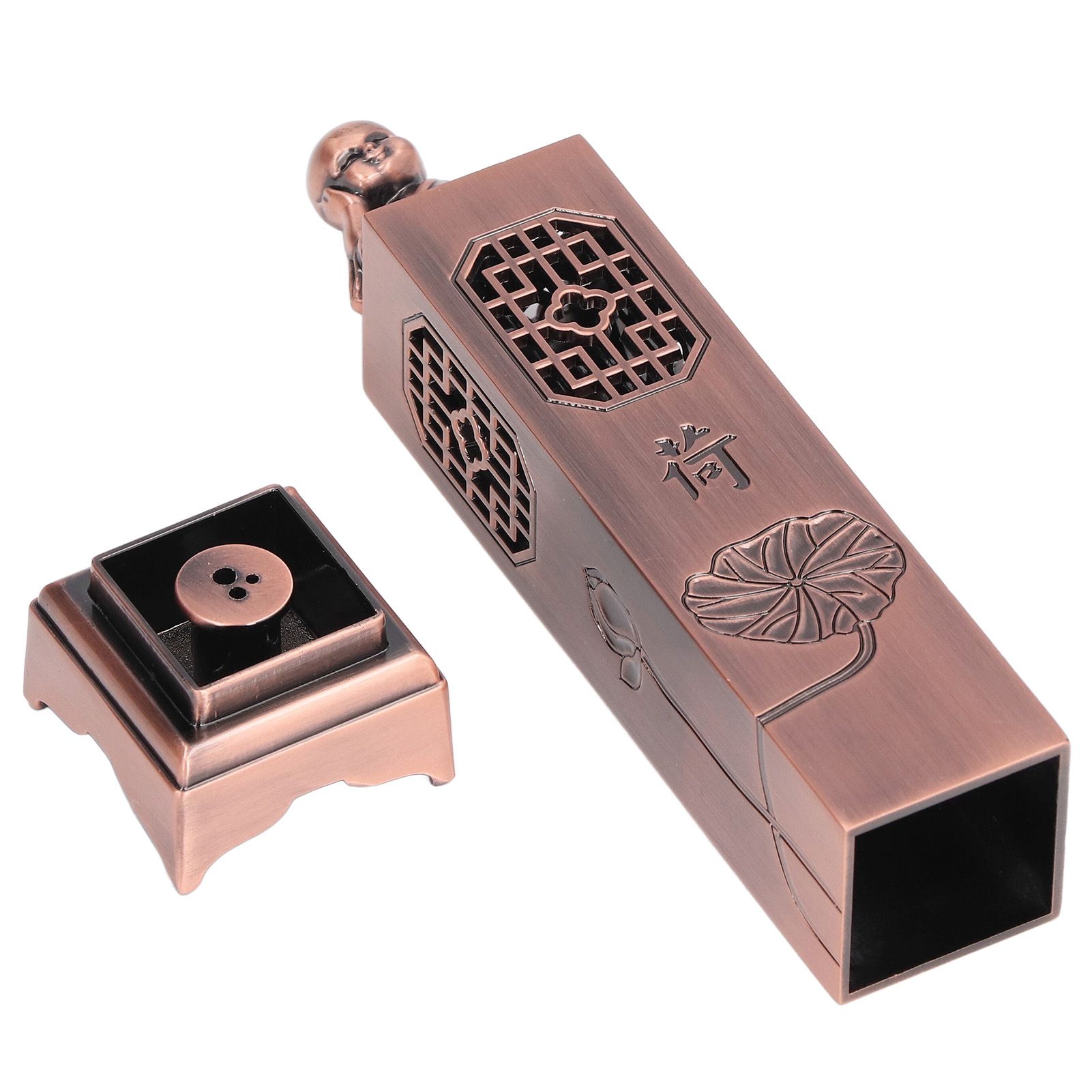 Incense Holder Elegant Appearance Hollow Design Exquisite Workmanship Smoother view 5