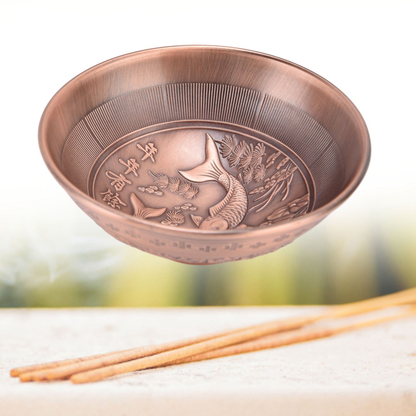 Retro Home Incense Burner Copper Alloy Smoked Incense Burner Holder for Study view 12