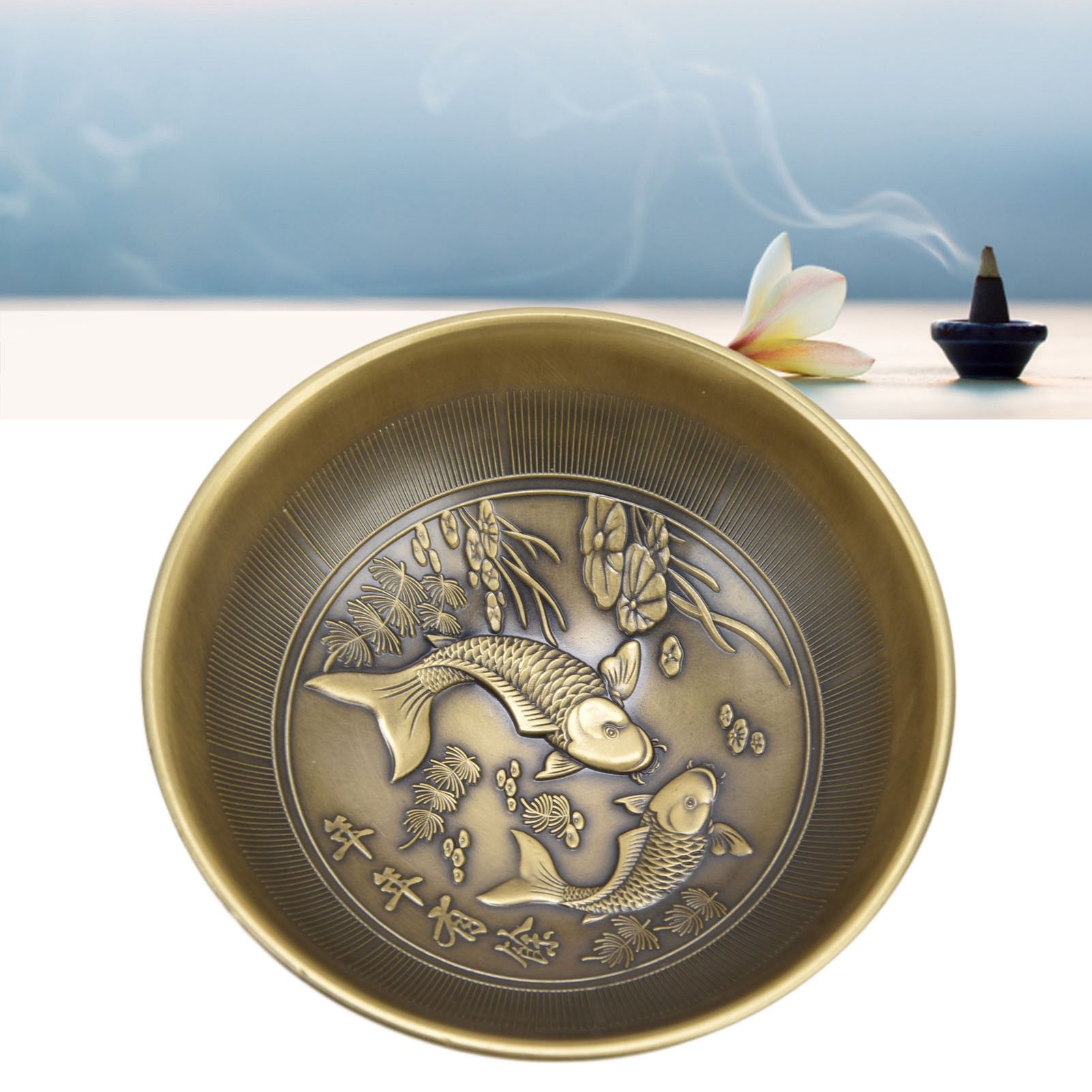 Retro Home Incense Burner Copper Alloy Smoked Incense Burner Holder for Study view 11