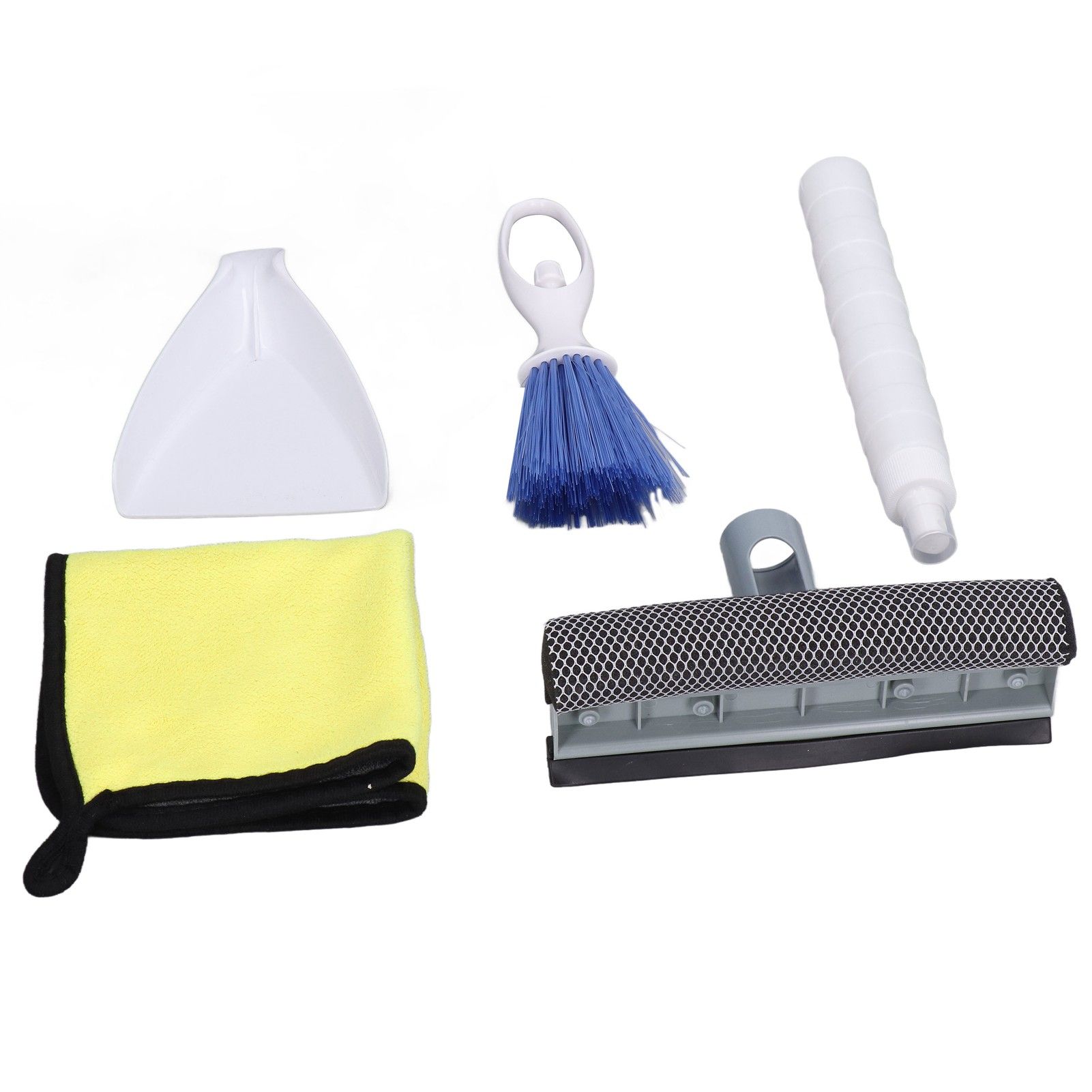 Car Cleaning Kit Multipurpose Portable Automobile Interior Wash Cloth Brush — image 1