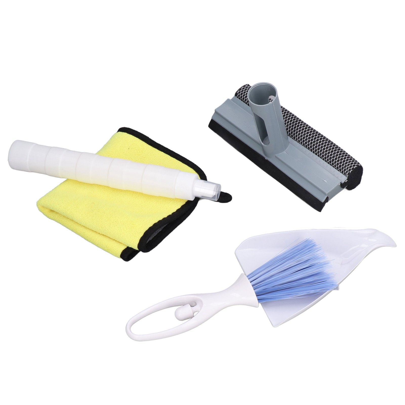 Car Cleaning Kit Multipurpose Portable Automobile Interior Wash Cloth Brush view 3