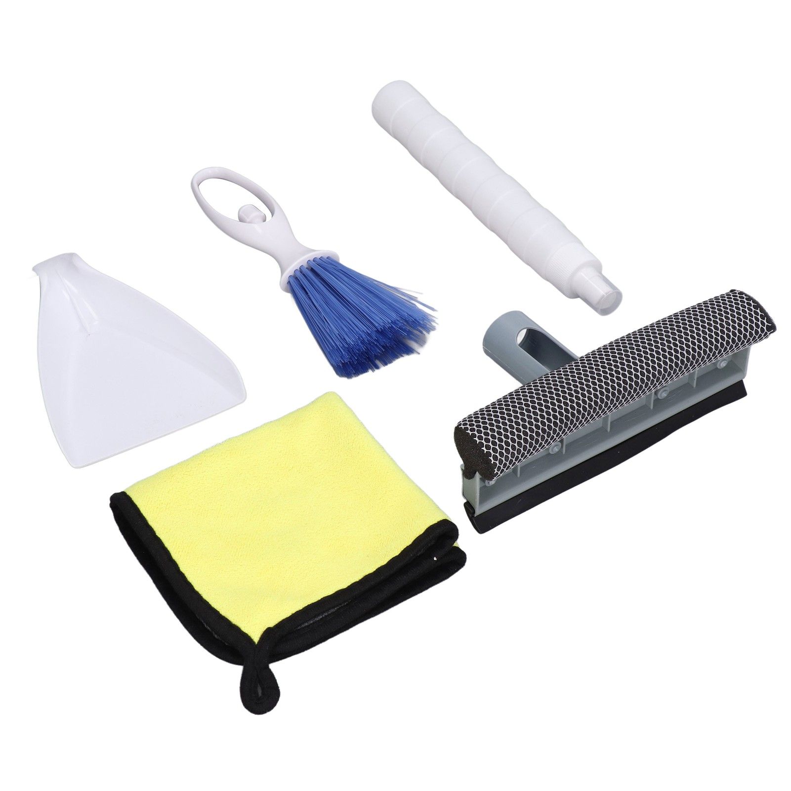 Car Cleaning Kit Multipurpose Portable Automobile Interior Wash Cloth Brush view 4