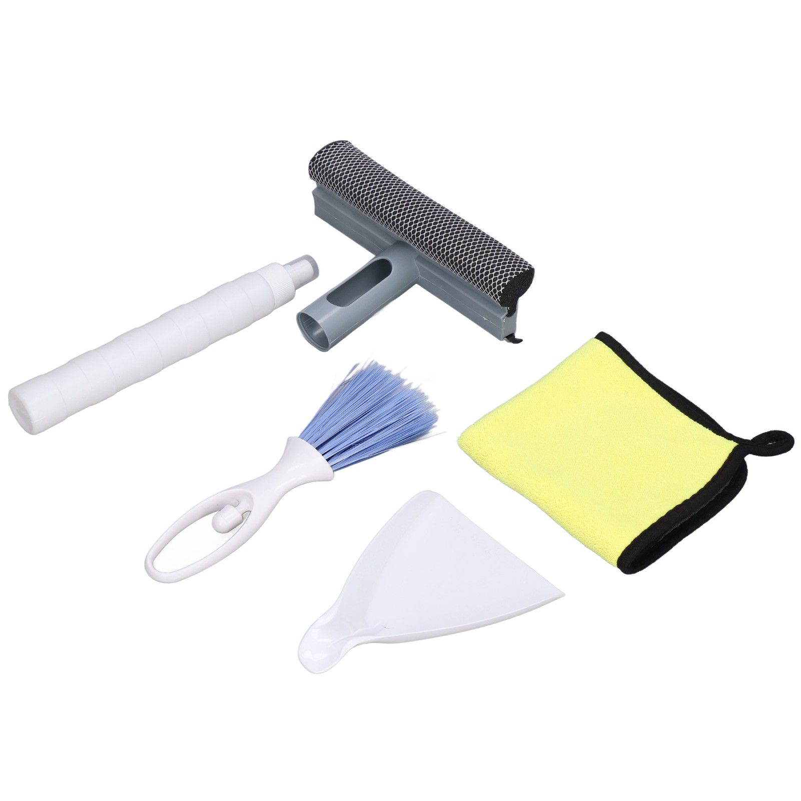 Car Cleaning Kit Multipurpose Portable Automobile Interior Wash Cloth Brush view 5