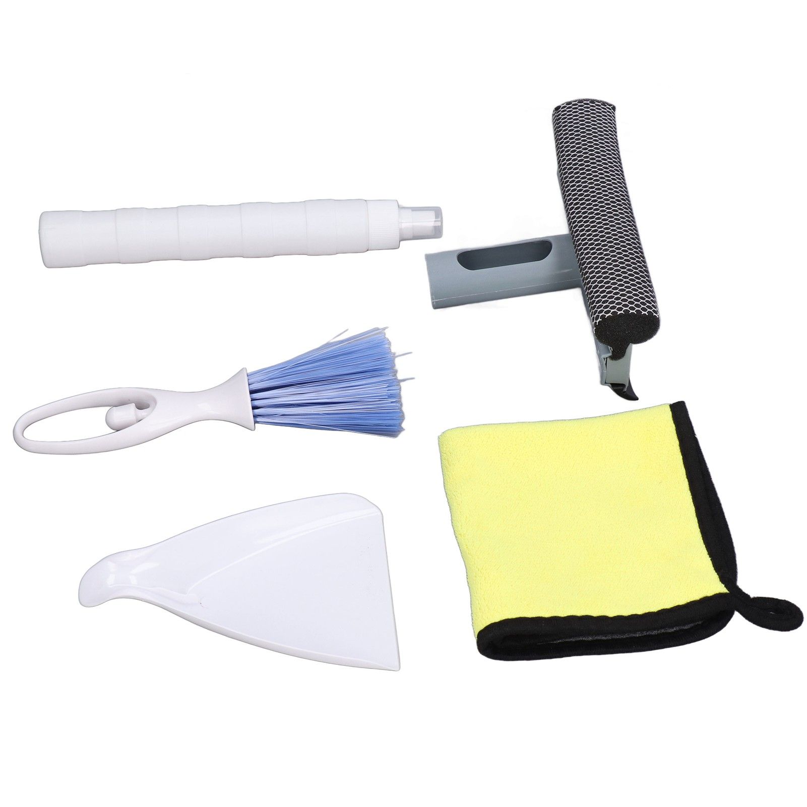 Car Cleaning Kit Multipurpose Portable Automobile Interior Wash Cloth Brush view 6