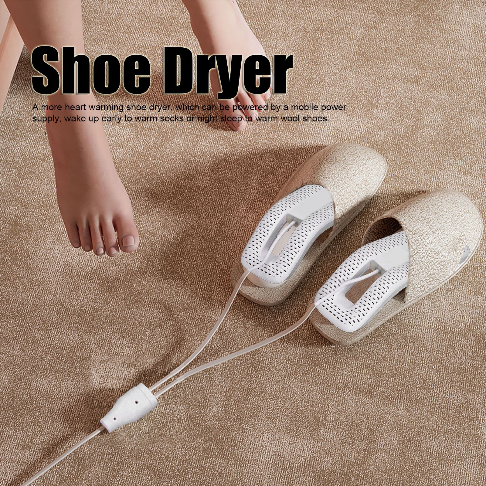 Shoe Deodorizer Dryer Portable USB Electric Shoes Dryer for Gloves Socks view 13