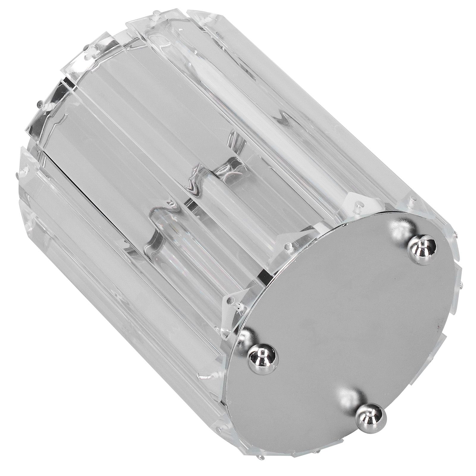 Cosmetic Brush Holder Transparent Glass Round Decorative Desktop Pen Storage view 9