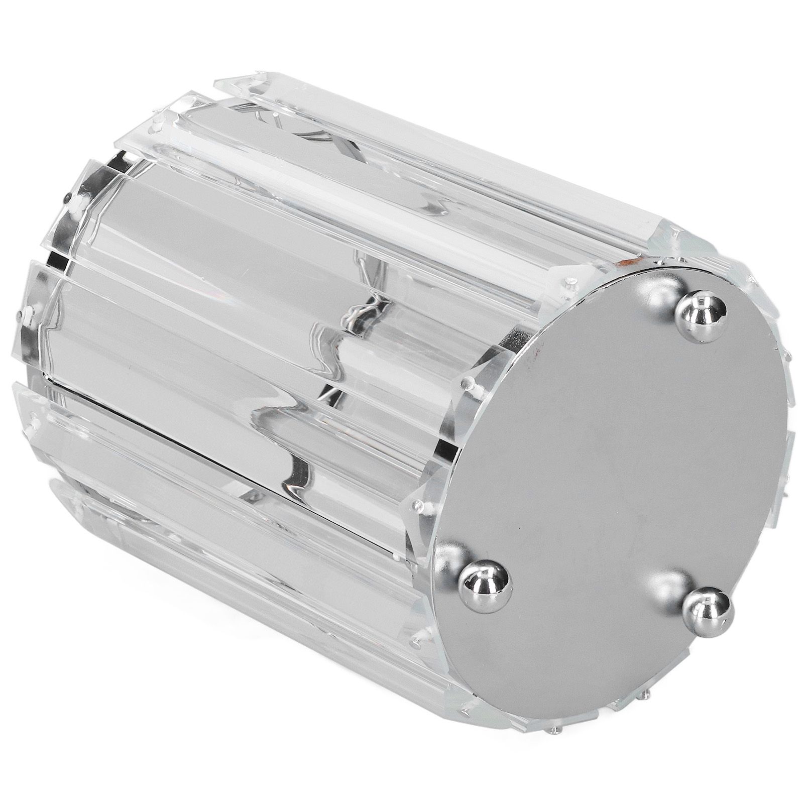 Cosmetic Brush Holder Transparent Glass Round Decorative Desktop Pen Storage view 10