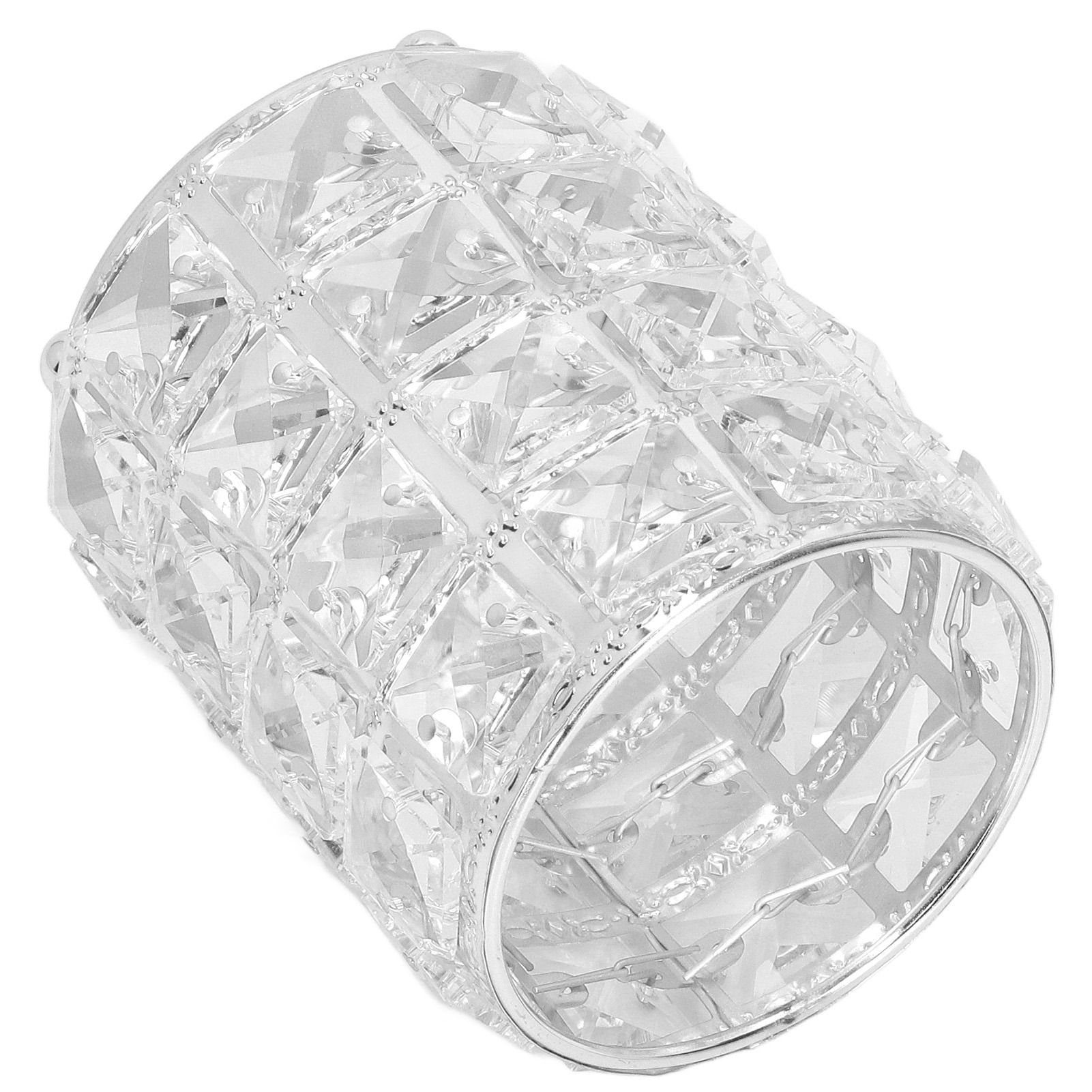 Crystal Makeup Brush Holder European Style Rounded Crystal Glass Cosmetic view 6