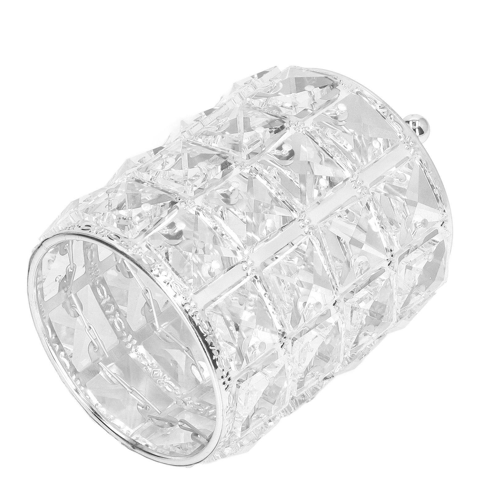 Crystal Makeup Brush Holder European Style Rounded Crystal Glass Cosmetic view 10
