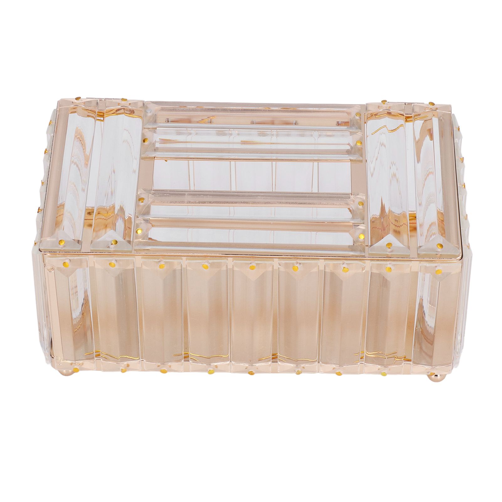Tissues Box Gold Plating Process Fine Workmanship Simple Fashion Multipurpose view 6