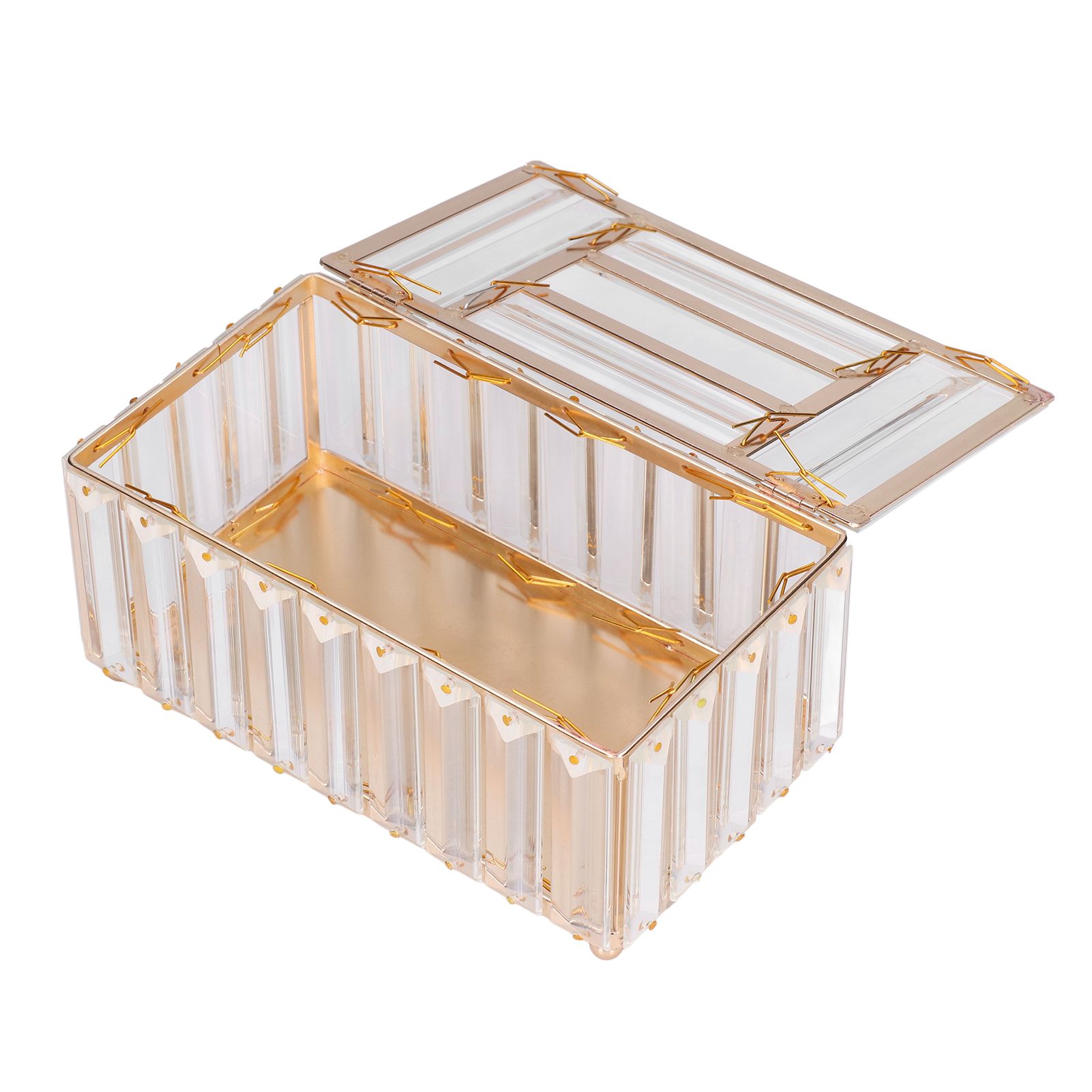 Tissues Box Gold Plating Process Fine Workmanship Simple Fashion Multipurpose view 8
