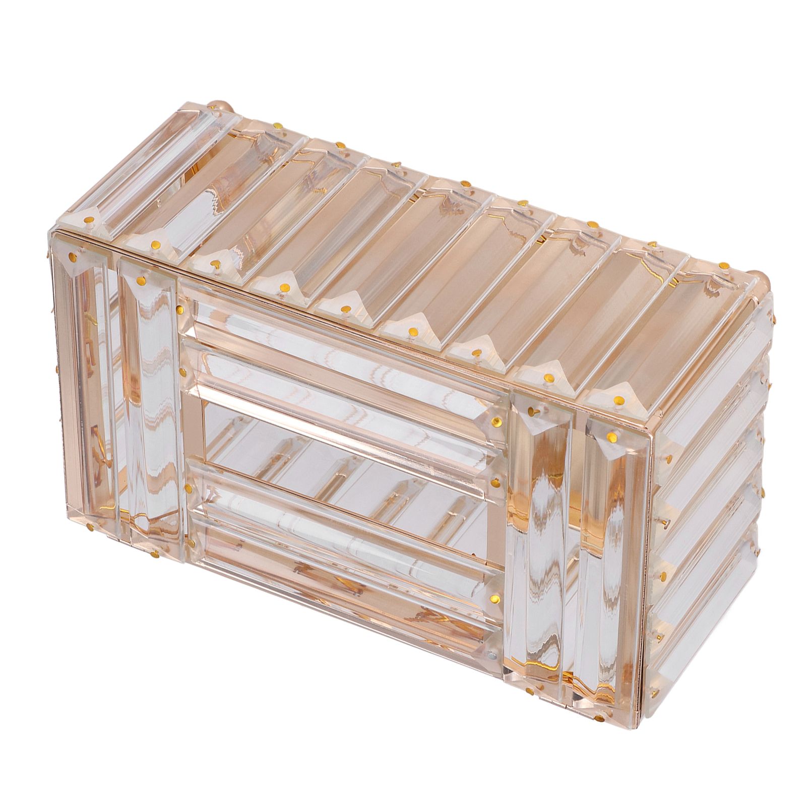 Tissues Box Gold Plating Process Fine Workmanship Simple Fashion Multipurpose view 10