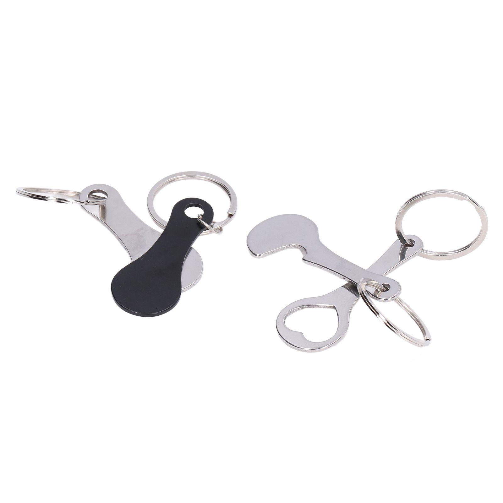Aluminum Alloy Shopping Trolley Keychain Portable Alternative Shopping Trolley view 4