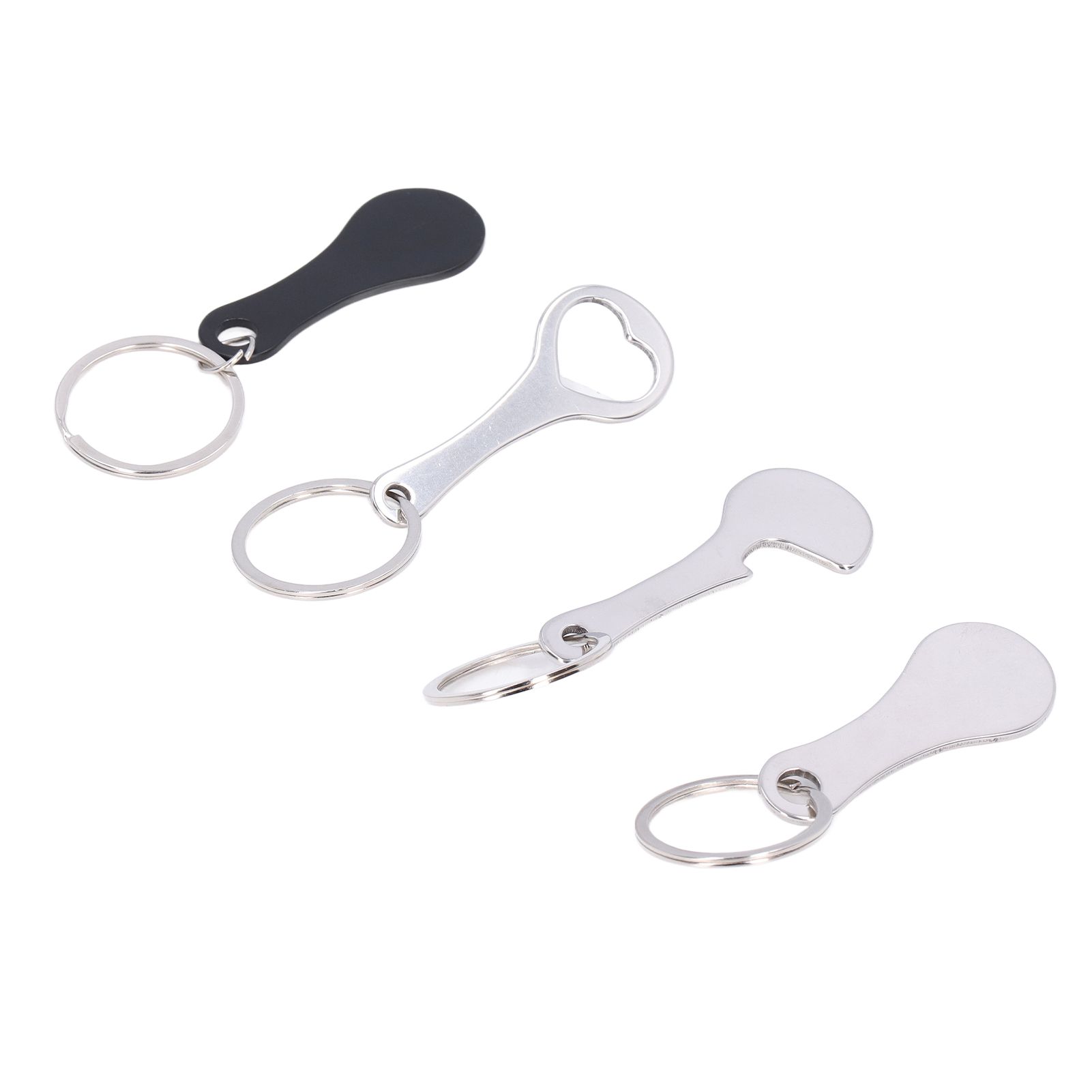 Aluminum Alloy Shopping Trolley Keychain Portable Alternative Shopping Trolley view 5