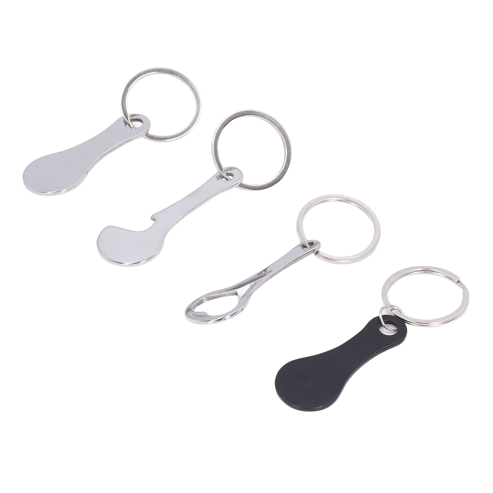 Aluminum Alloy Shopping Trolley Keychain Portable Alternative Shopping Trolley view 6