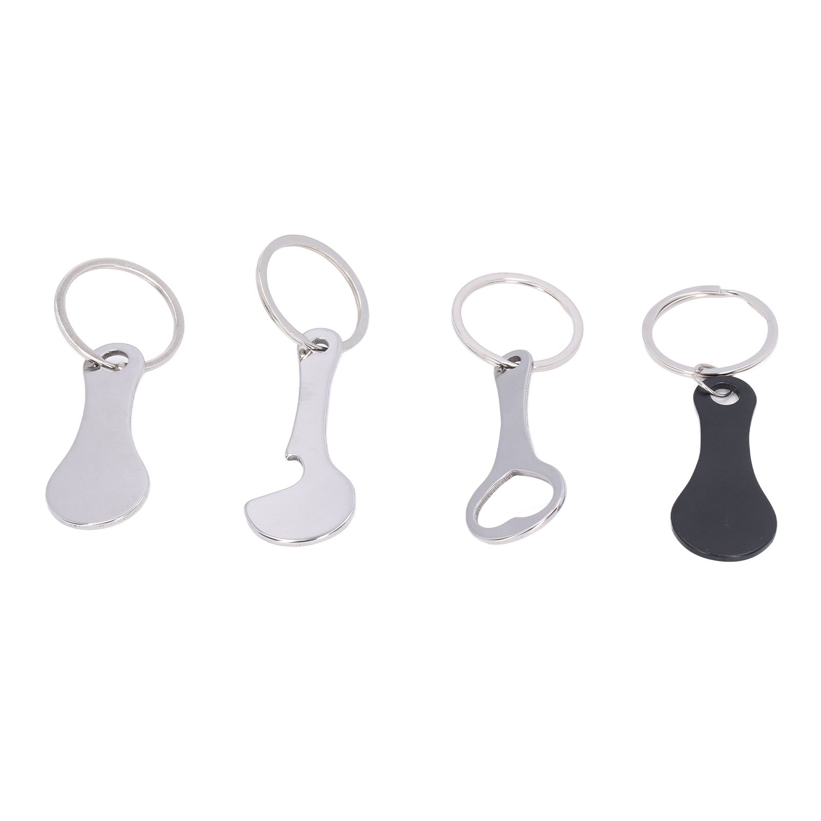Aluminum Alloy Shopping Trolley Keychain Portable Alternative Shopping Trolley view 7