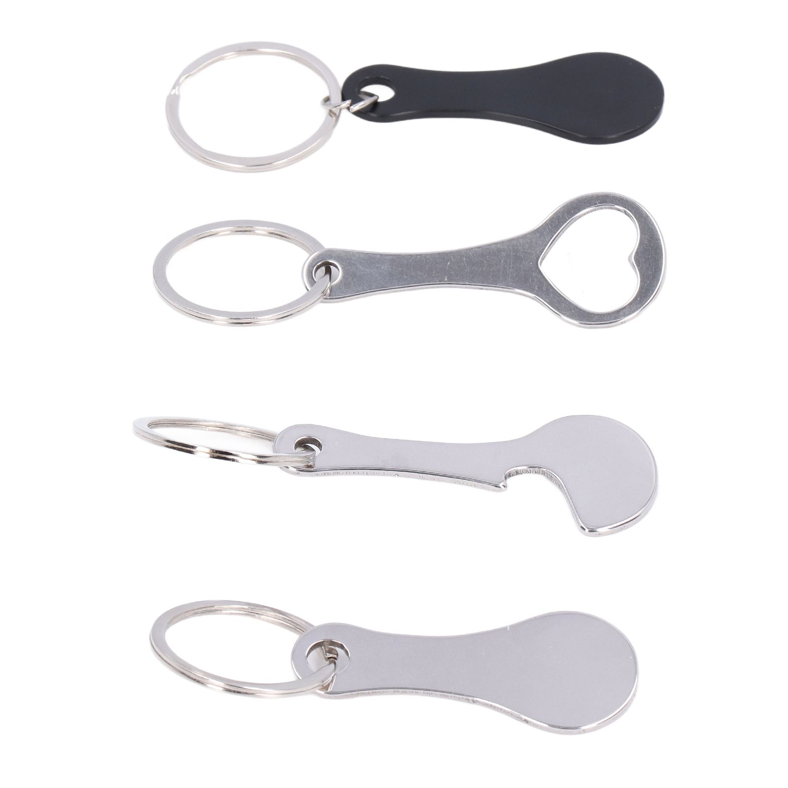 Aluminum Alloy Shopping Trolley Keychain Portable Alternative Shopping Trolley view 8