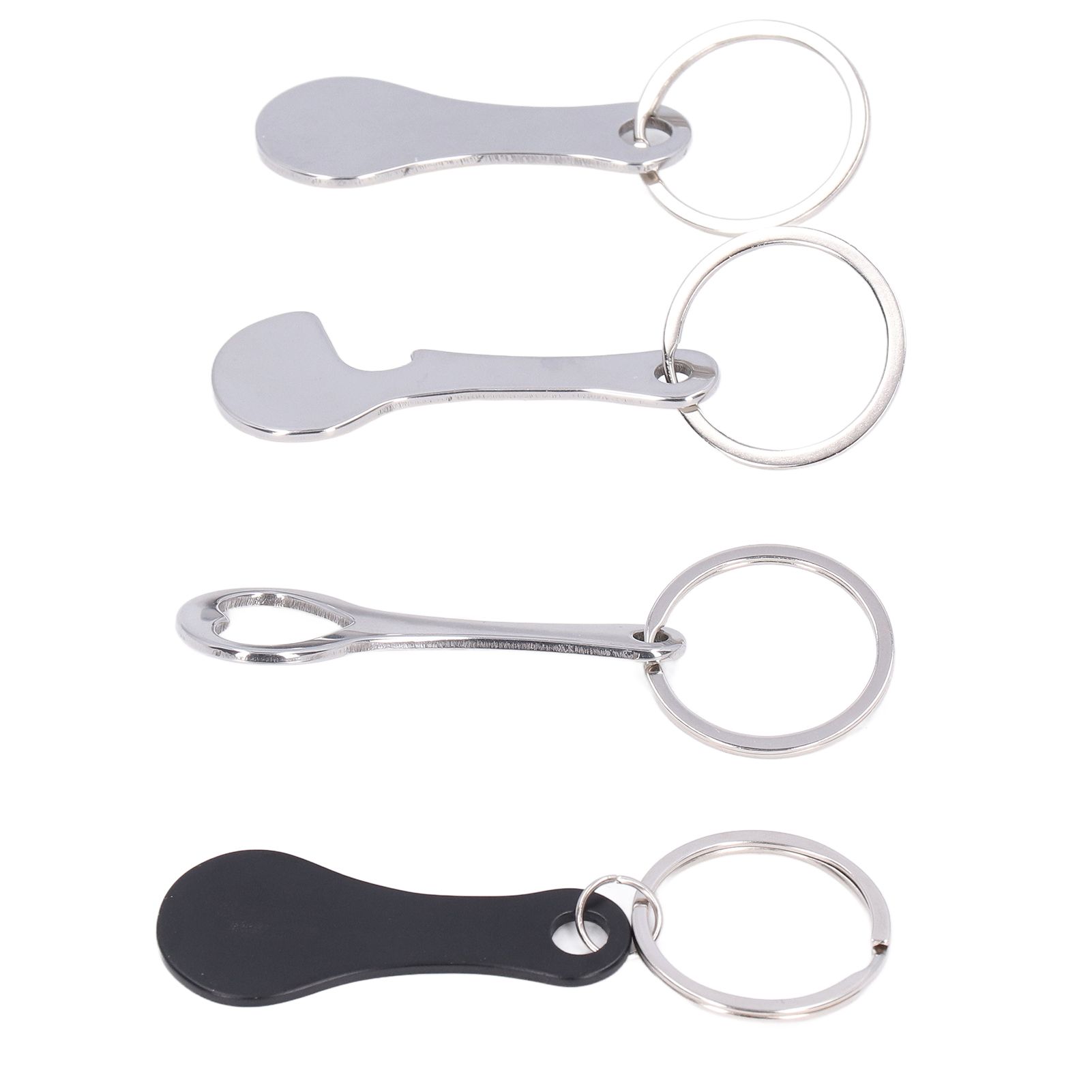 Aluminum Alloy Shopping Trolley Keychain Portable Alternative Shopping Trolley view 9